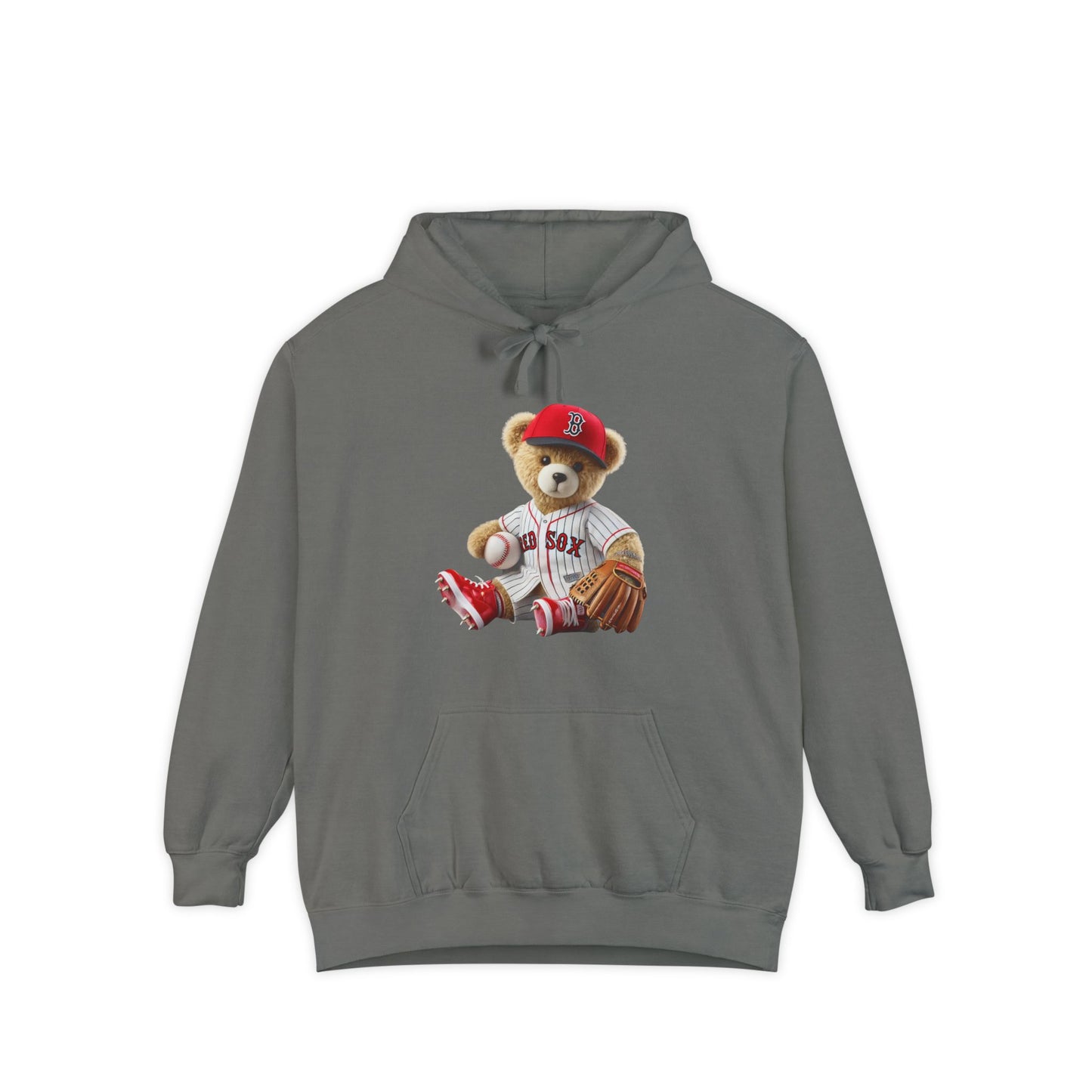 Baseball Bear Hoodie, Cute Unisex Pullover, Sports Gift, Cozy Streetwear, Perfect for Casual Outings, Baseball Fans