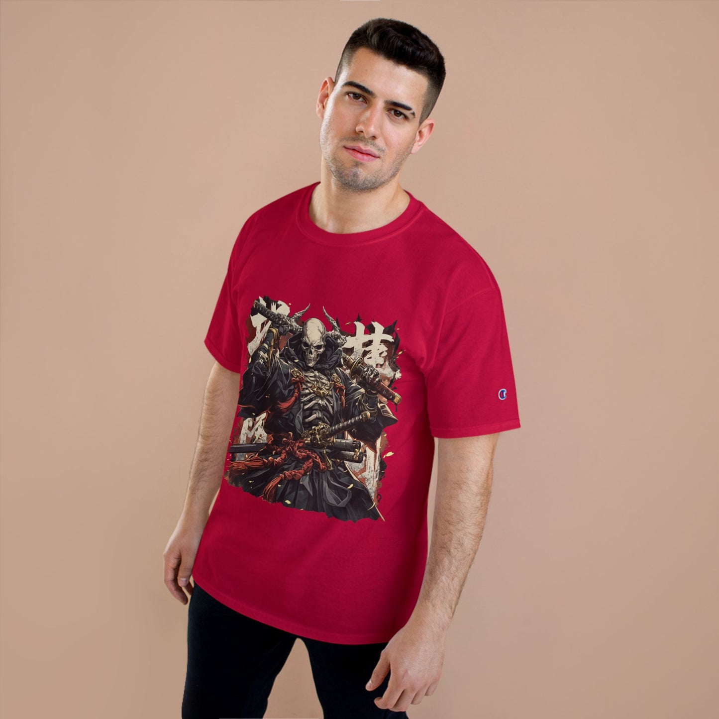 Samurai Warrior Champion T-Shirt, Anime T-Shirt, Gift for Him, Streetwear, Graphic Tee