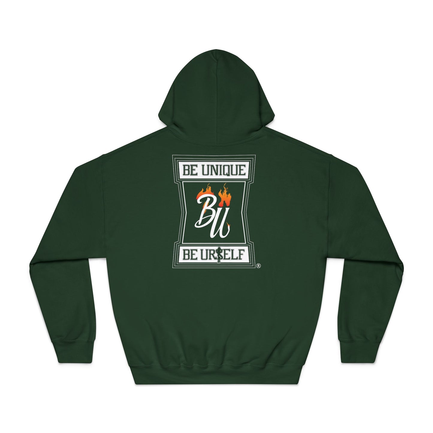 Unique Graphic Hoodie for Trendsetters, Original Bear Art, Cozy Gift for Friends, Be Unique Be Yourself, Casual Fashion