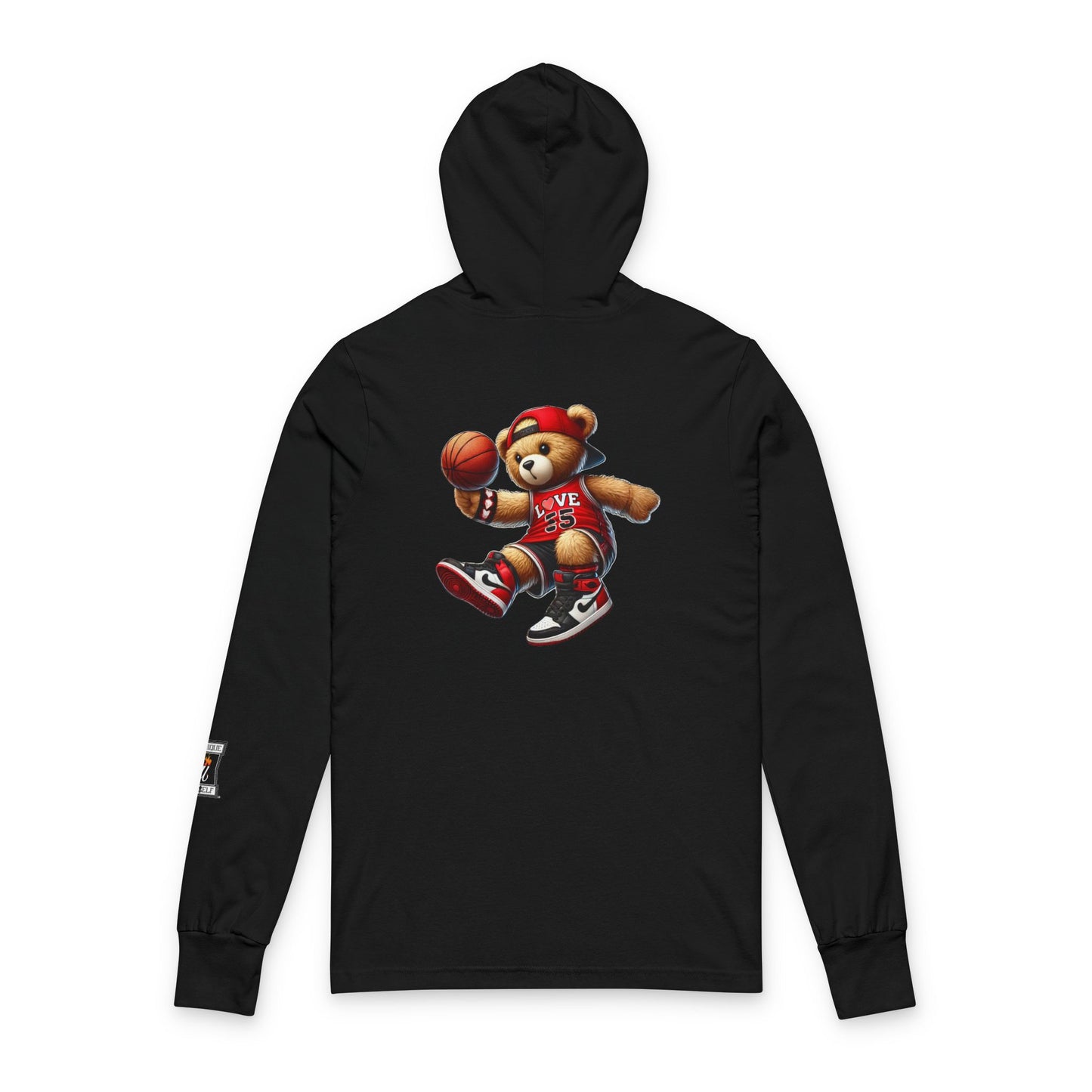Grinch-Themed Unisex Hooded Long Sleeve Tee, Festive Holiday Apparel, Christmas Spirit Shirt, Unique Gift for Grinch Fans, Cozy Winter Wear