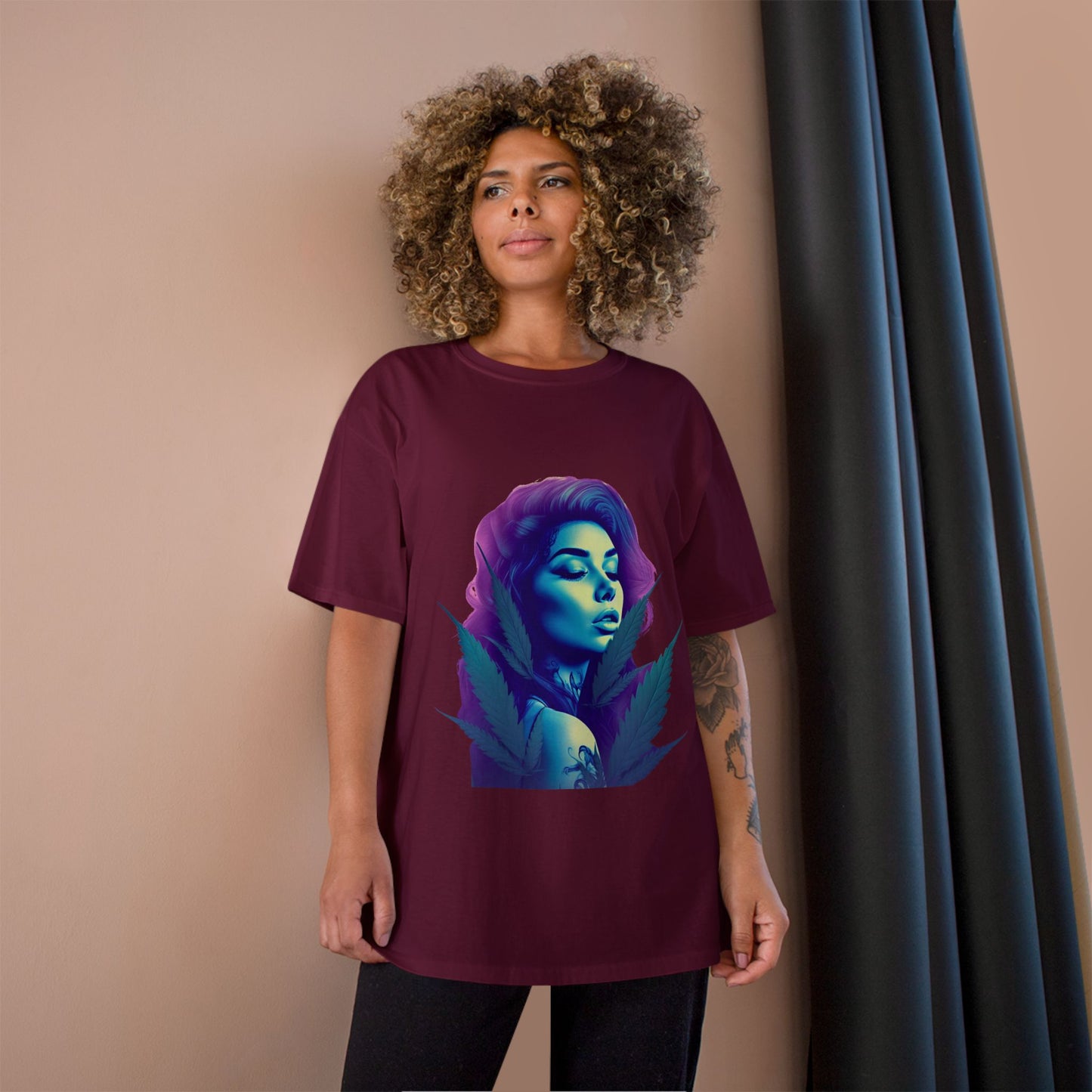 Vintage Champion Graphic Tee for Unique Souls, Trendy T-Shirt, Artistic Casual Wear, Streetwear Style, Gift for Creatives, Everyday Fashion