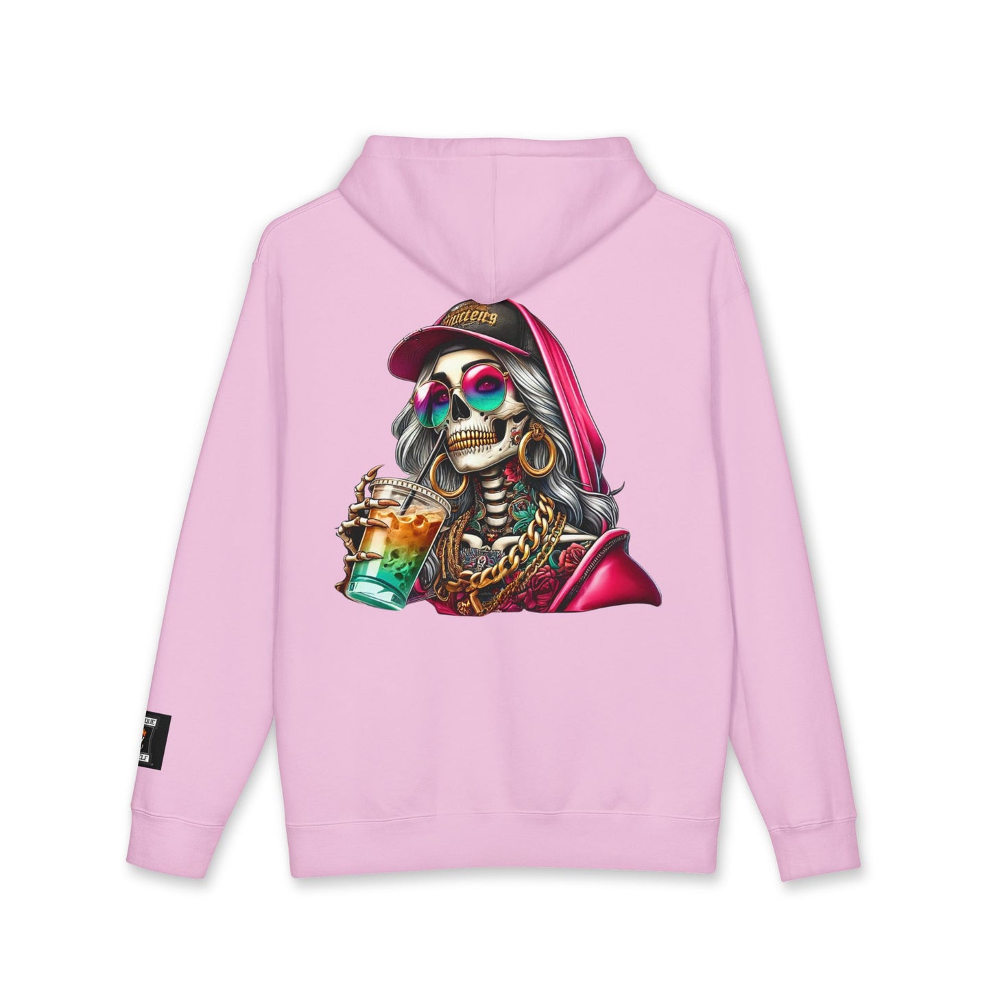 Chic Skull Hoodie - Unisex Heavyweight Sweatshirt, Graphic Hoodie, Trendy Apparel, Unique Gift, Halloween, Everyday Wear