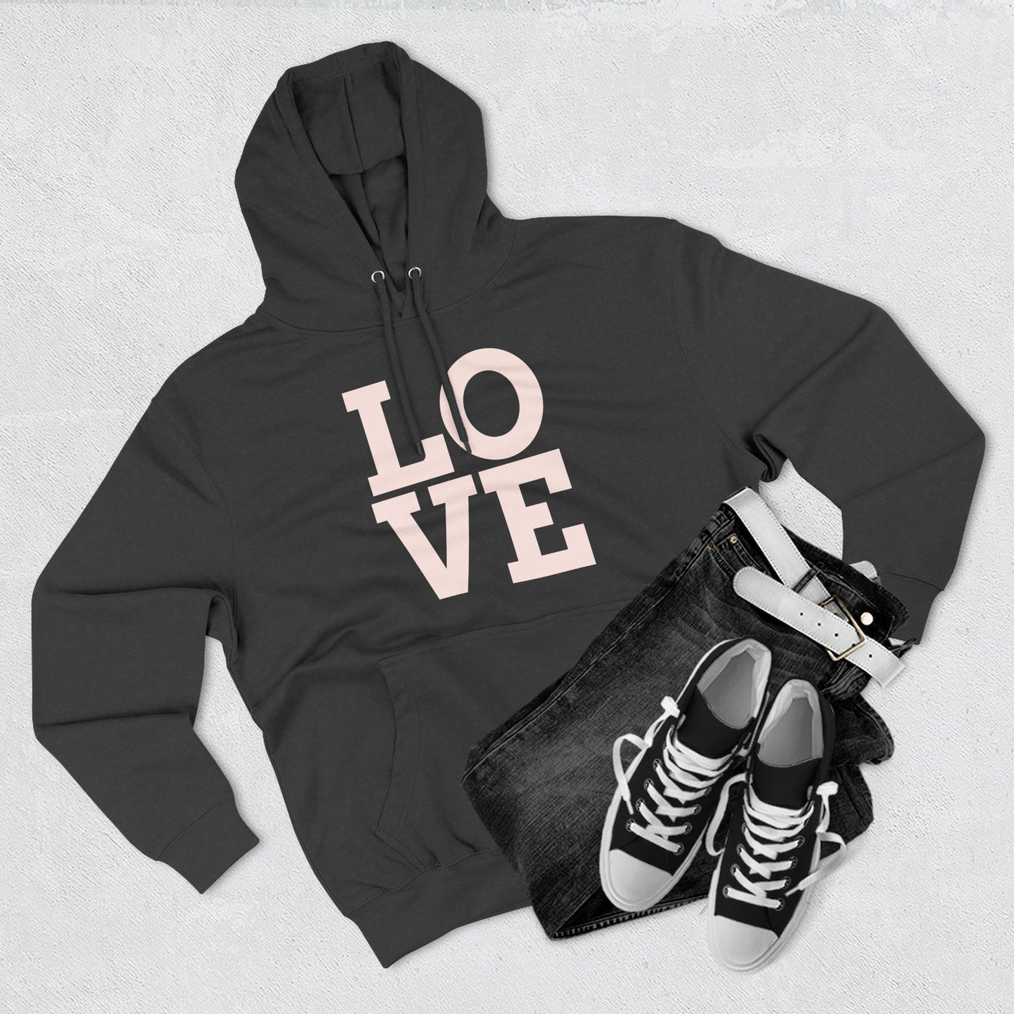 Love Graphic Fleece Hoodie