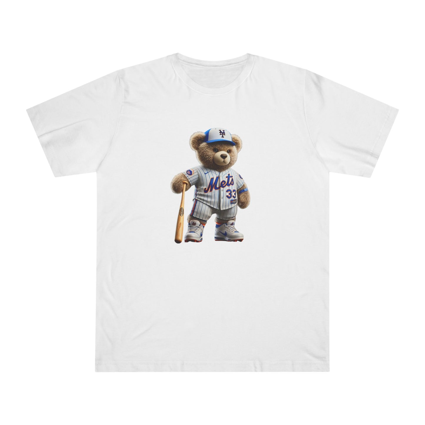 Unisex Bear Baseball T-Shirt, Cute Animal Tee, Gift for Sports Fans, Casual Wear, Soft Cotton Top