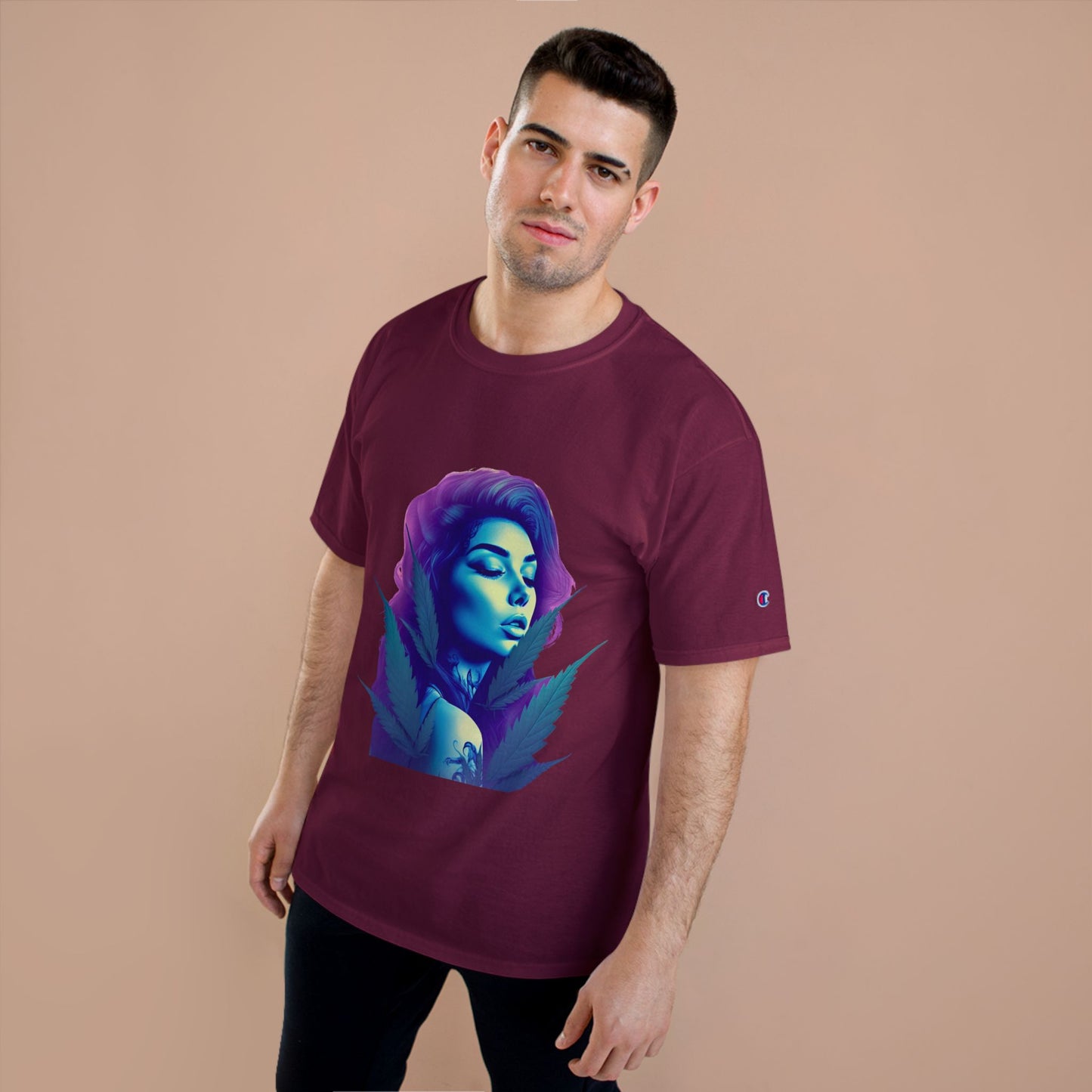 Vintage Champion Graphic Tee for Unique Souls, Trendy T-Shirt, Artistic Casual Wear, Streetwear Style, Gift for Creatives, Everyday Fashion