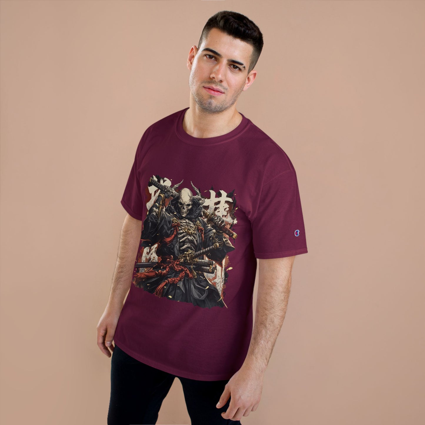 Samurai Warrior Champion T-Shirt, Anime T-Shirt, Gift for Him, Streetwear, Graphic Tee