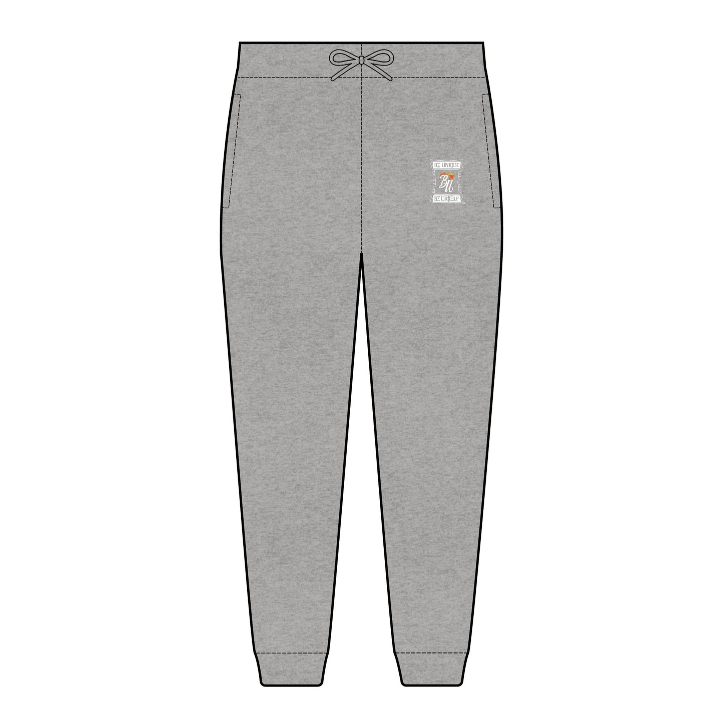 Unisex Fleece Joggers with Embroidery - Cozy & Stylish Activewear