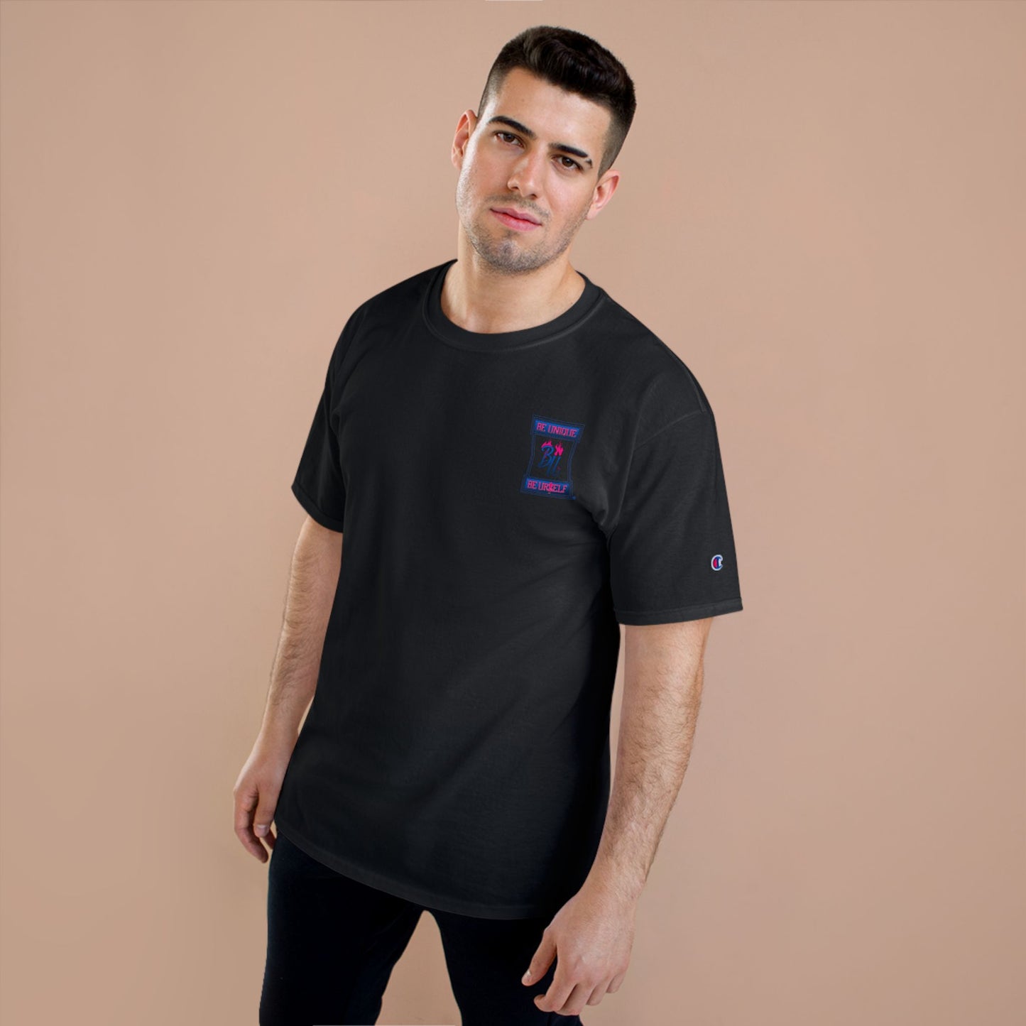Skateboarder Skyline T-Shirt — Champion Logo Street Skate Tee