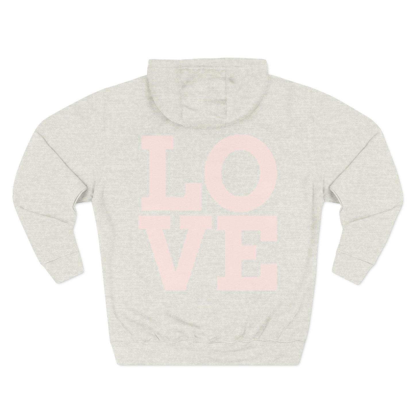 Cozy Love Hoodie - Three-Panel Fleece with Warm Design