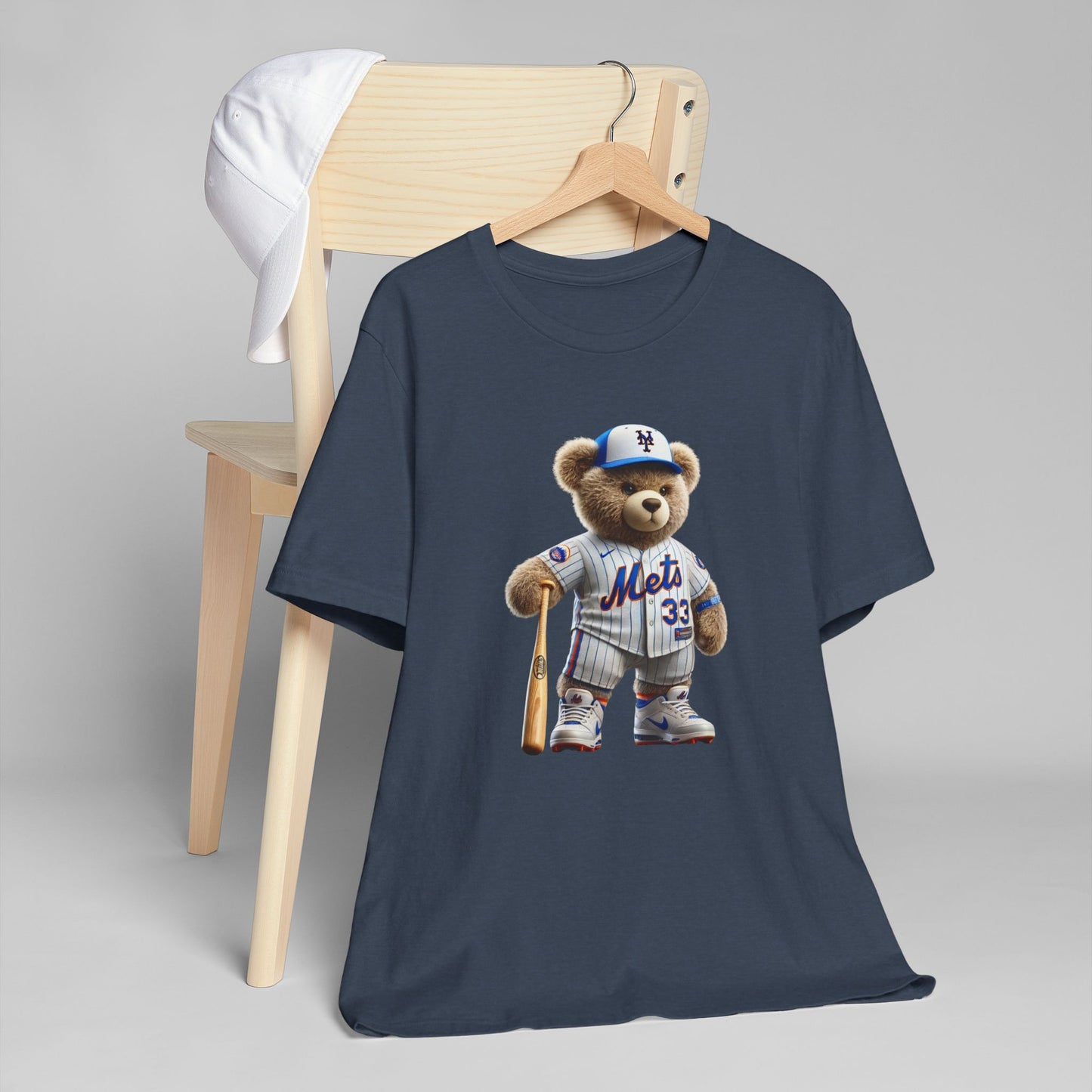 Sporty Bear Graphic Tee - Unisex Jersey T-Shirt, Cute Animal Shirt, Fun Baseball Apparel, Gift for Sports Fans, Casual Wear