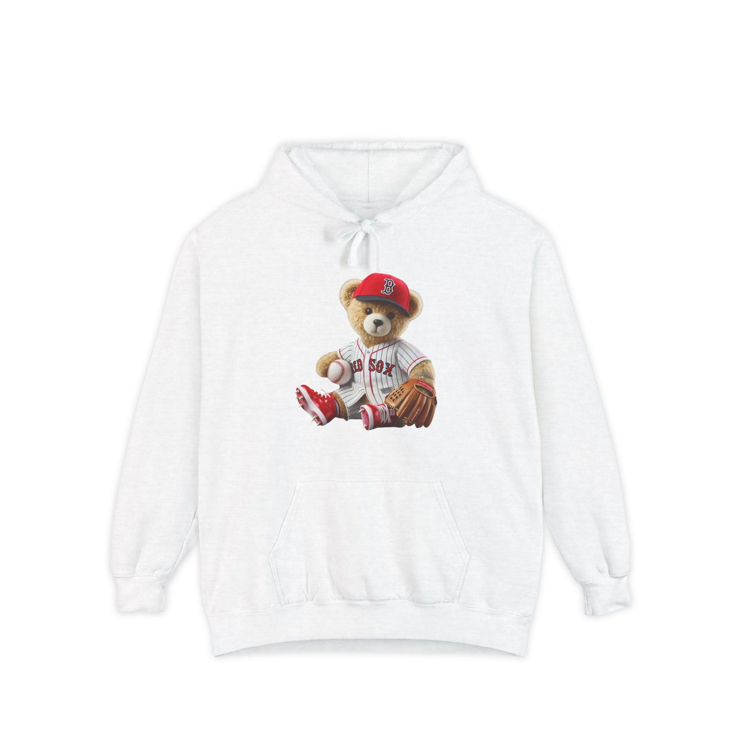 Baseball Bear Hoodie, Cute Unisex Pullover, Sports Gift, Cozy Streetwear, Perfect for Casual Outings, Baseball Fans