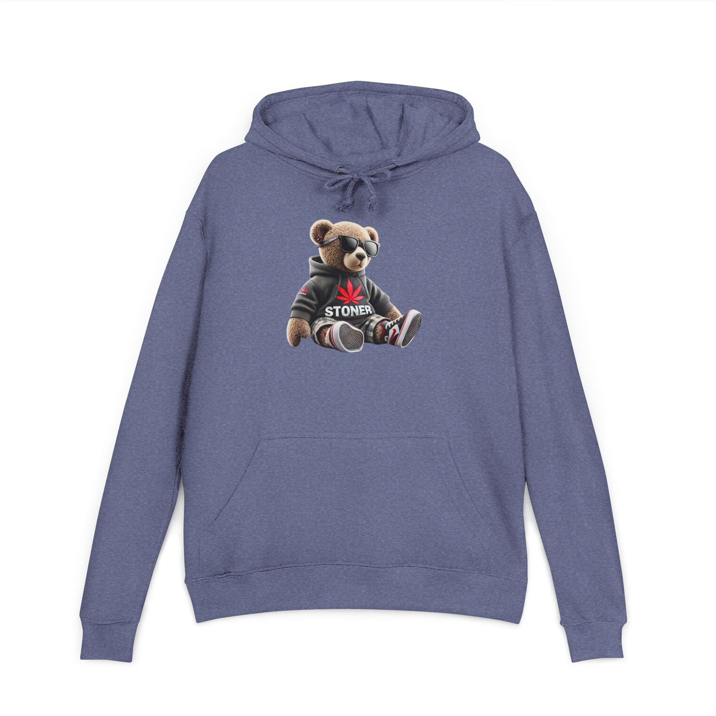 Funny Bear Graphic Hoodie, Cozy Unisex Sweatshirt for Casual Wear, Perfect Gift for Friends, Unique Fashion Statement, Be Unique Be Yourself
