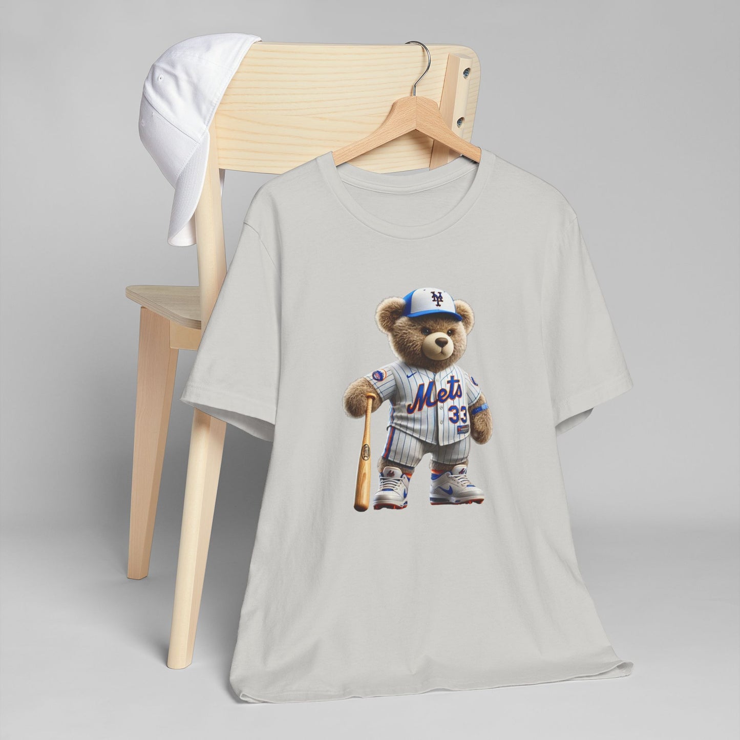 Sporty Bear Graphic Tee - Unisex Jersey T-Shirt, Cute Animal Shirt, Fun Baseball Apparel, Gift for Sports Fans, Casual Wear