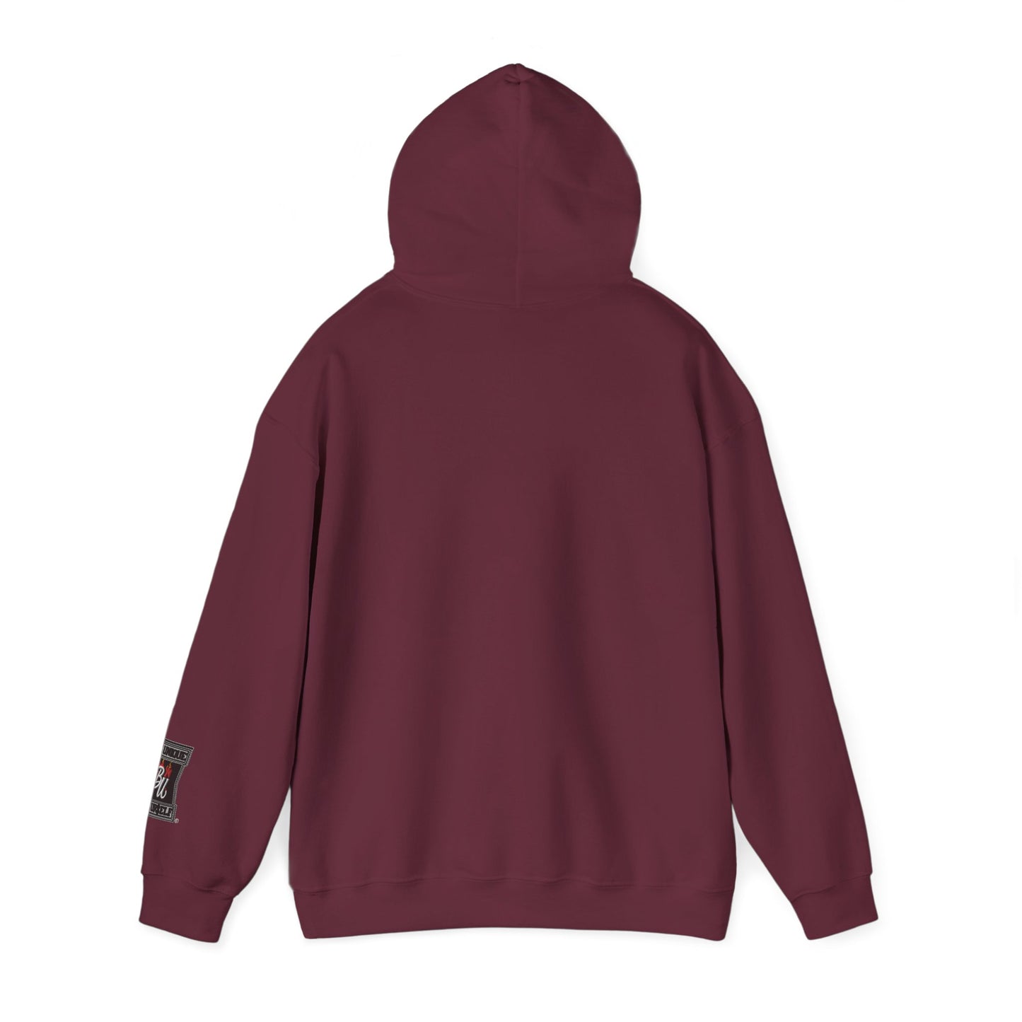 Teddy Bear Graphic Hoodie — Cozy Streetwear Pullover with Patch Detail