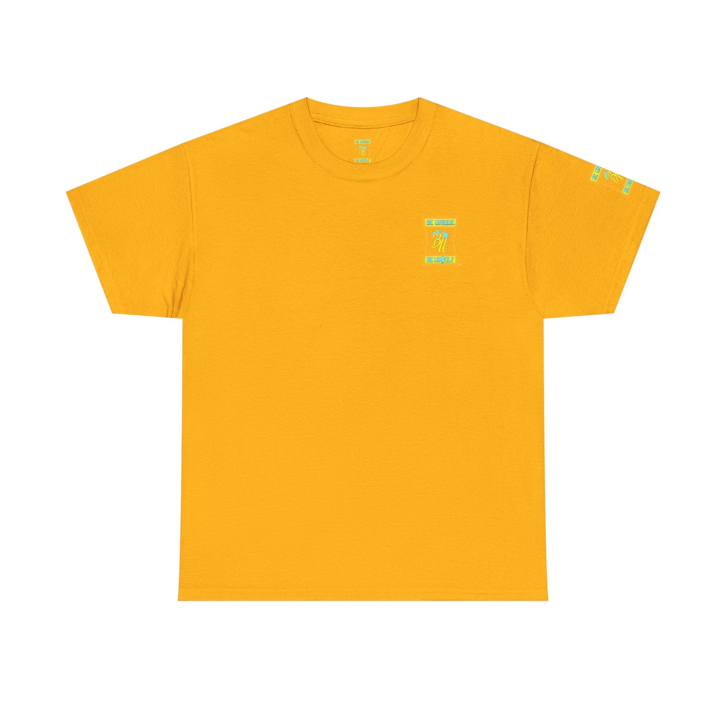 Be Unique Be Yourself Graphic Tee — Inspirational Palm Design