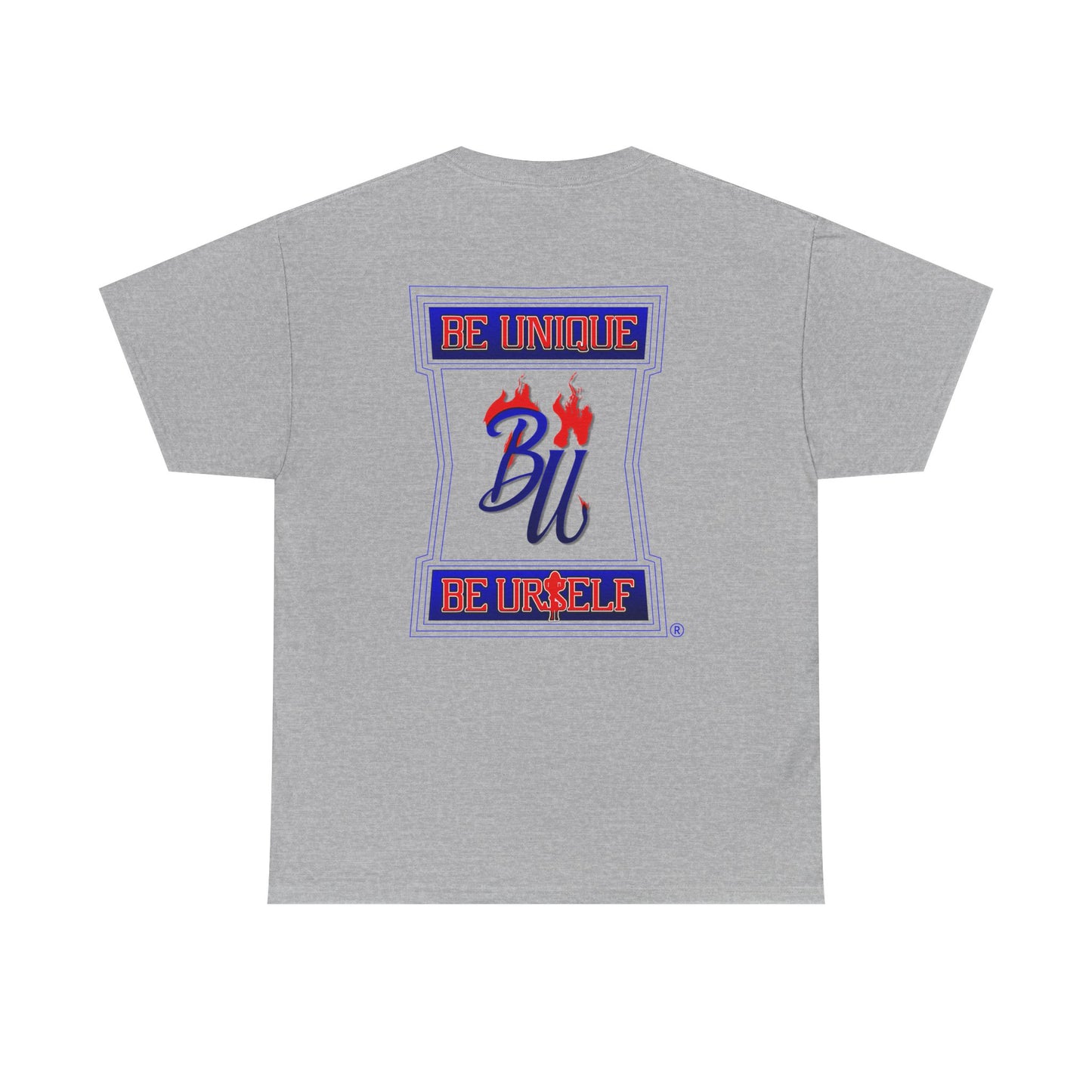 Be Unique Be Urself Graphic Tee – Inspirational Motivational White T-Shirt