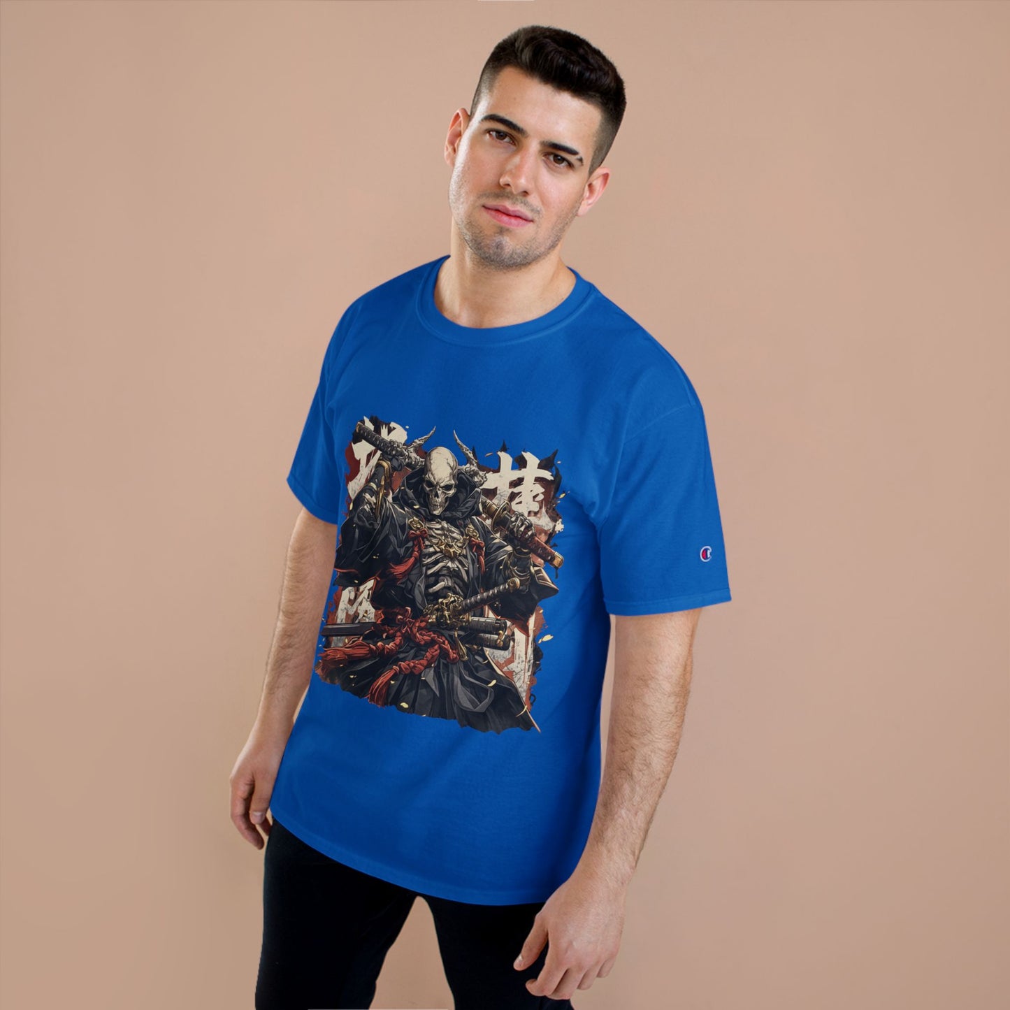 Samurai Warrior Champion T-Shirt, Anime T-Shirt, Gift for Him, Streetwear, Graphic Tee