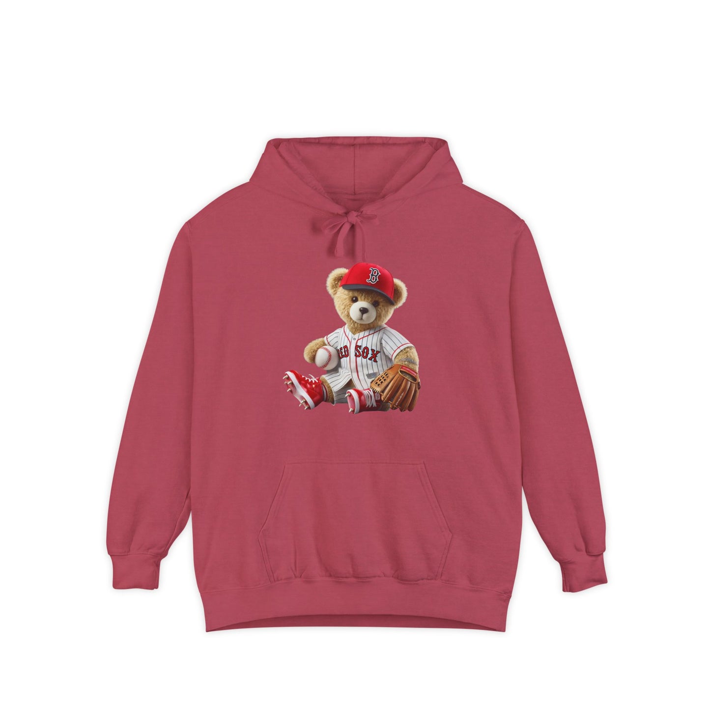 Baseball Bear Hoodie, Cute Unisex Pullover, Sports Gift, Cozy Streetwear, Perfect for Casual Outings, Baseball Fans