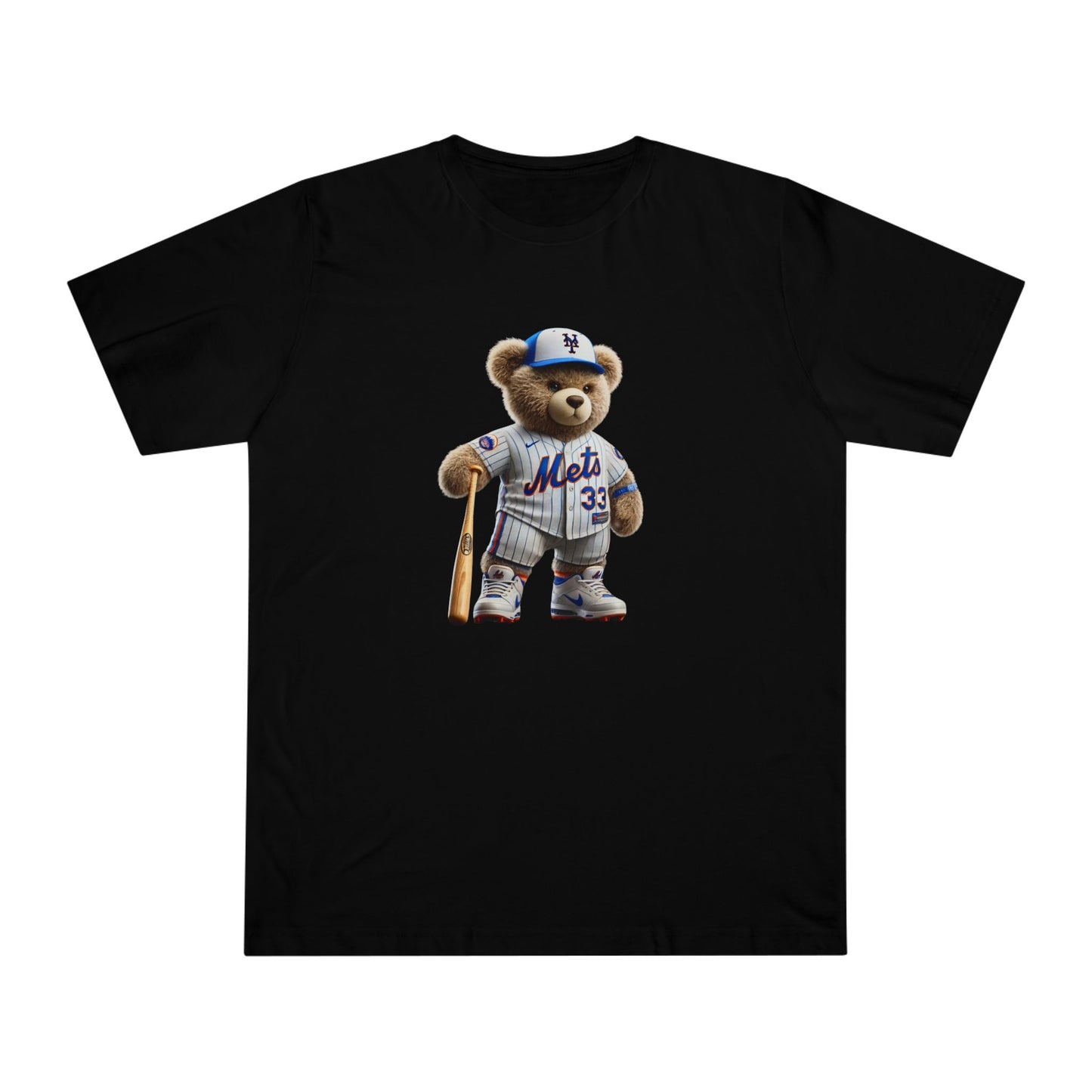 Unisex Bear Baseball T-Shirt, Cute Animal Tee, Gift for Sports Fans, Casual Wear, Soft Cotton Top