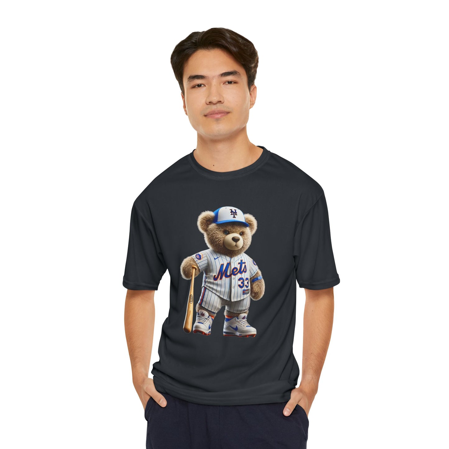 Men's Performance T-Shirt with Sporty Bear Design, Casual Tee for Sports Lovers, Summer Outfit, Gift for Dads and Friends, Perfect for [...]