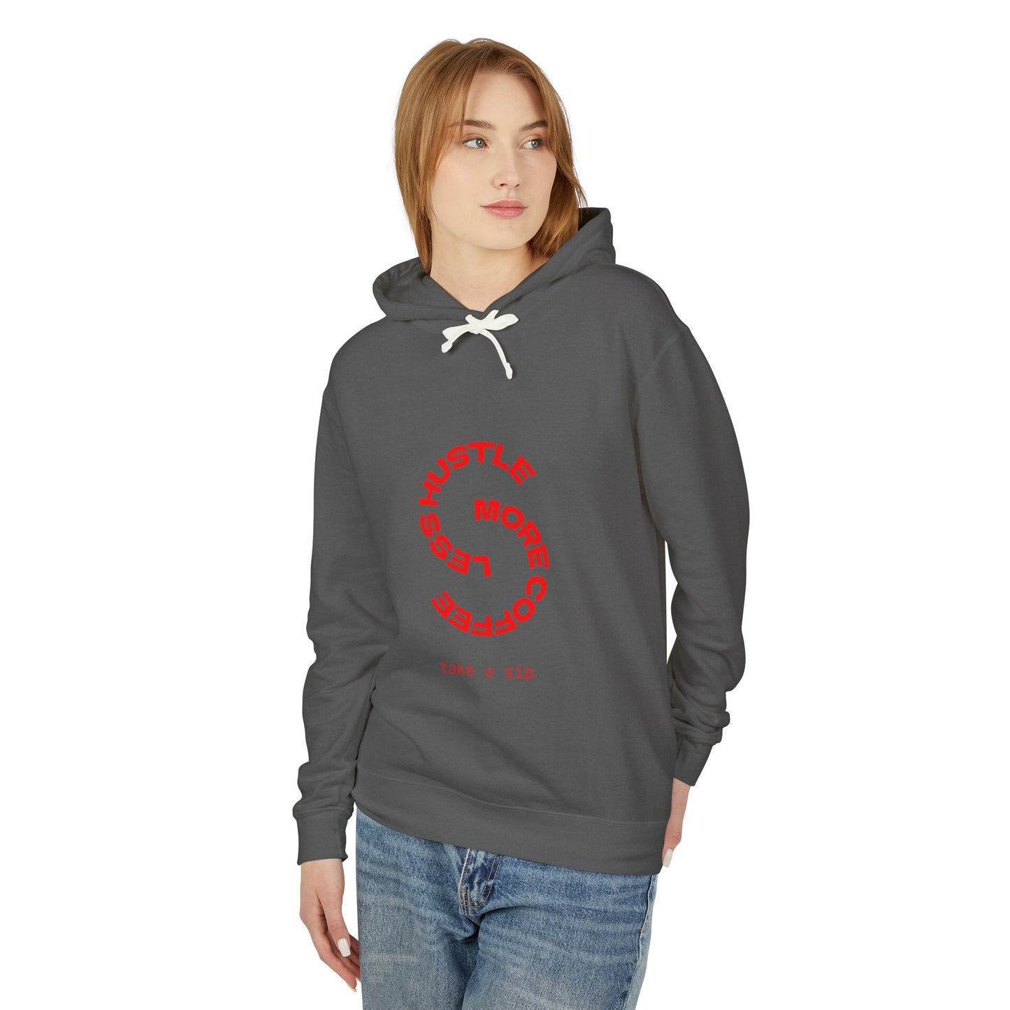 Unisex Lightweight Hooded Sweatshirt with Motivational Designs | Perfect for Casual Outfits, Gifts, and Self-Care