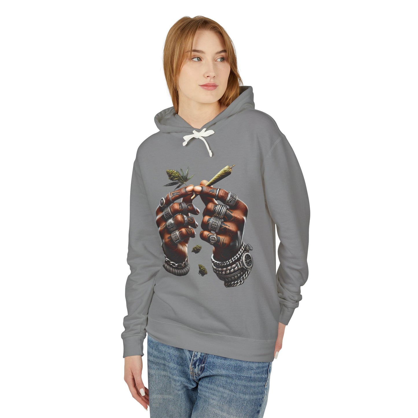 Chill Vibes Hoodie, Unisex Lightweight Sweatshirt, Boho Style, Ideal for Festivals, Everyday Comfort Wear, Unique Gift Idea
