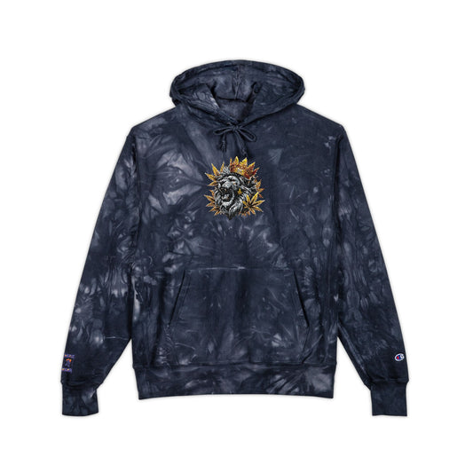 Unisex Tie-Dye Hoodie with Embroidery, Unisex Sweatshirt, Comfortable Casual Wear, Trendy Fashion, Gift for Him/Her