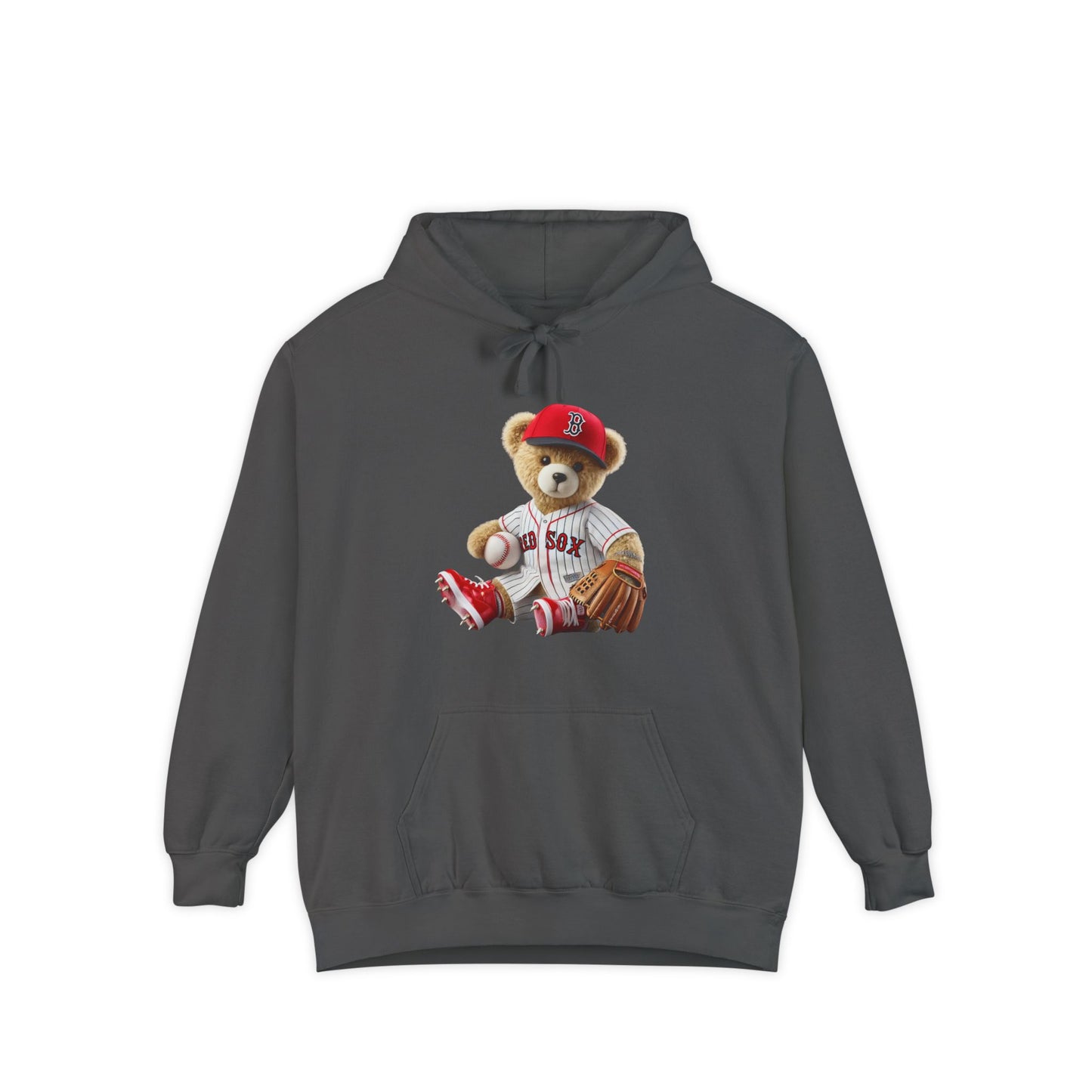 Baseball Bear Hoodie, Cute Unisex Pullover, Sports Gift, Cozy Streetwear, Perfect for Casual Outings, Baseball Fans