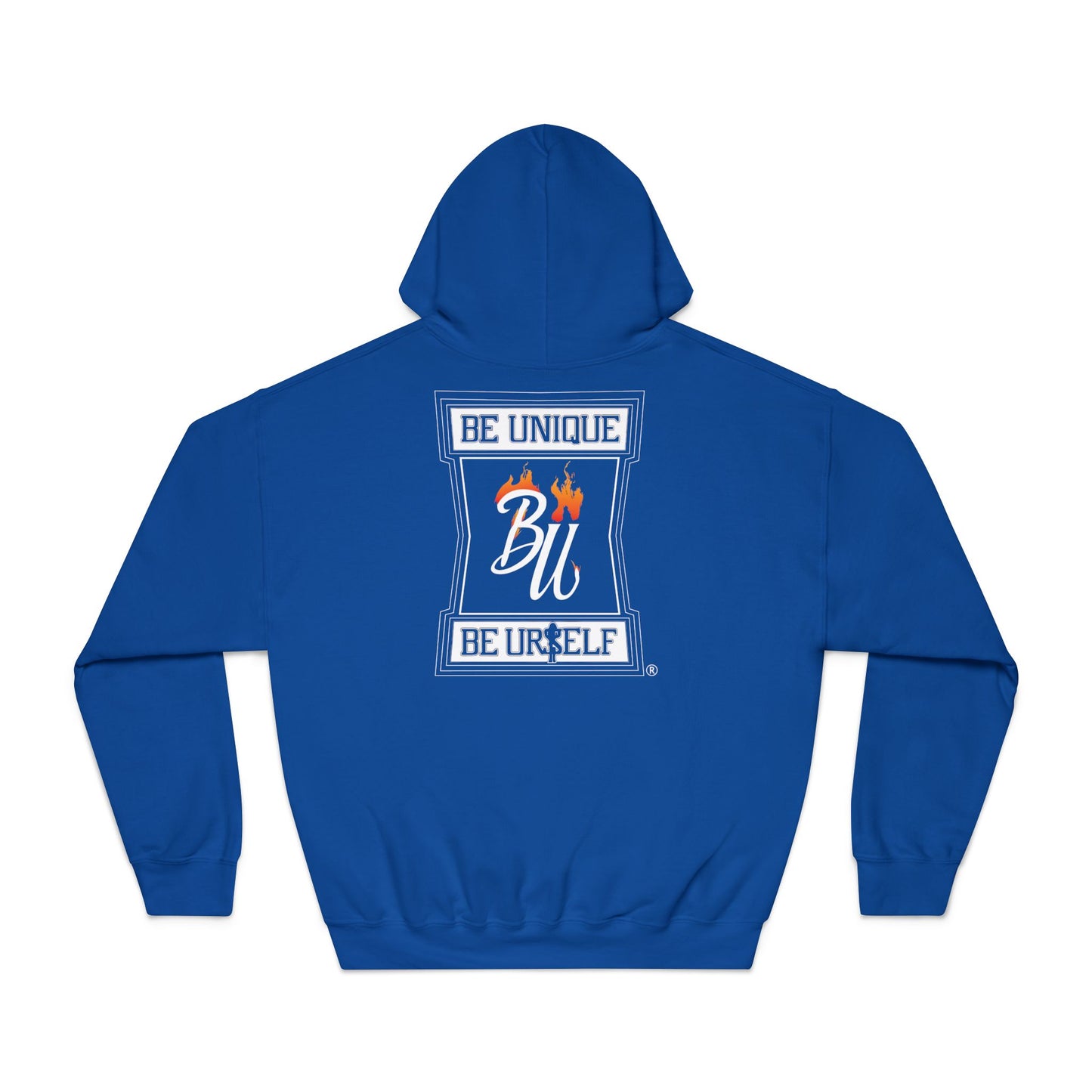 Unique Graphic Hoodie for Trendsetters, Original Bear Art, Cozy Gift for Friends, Be Unique Be Yourself, Casual Fashion