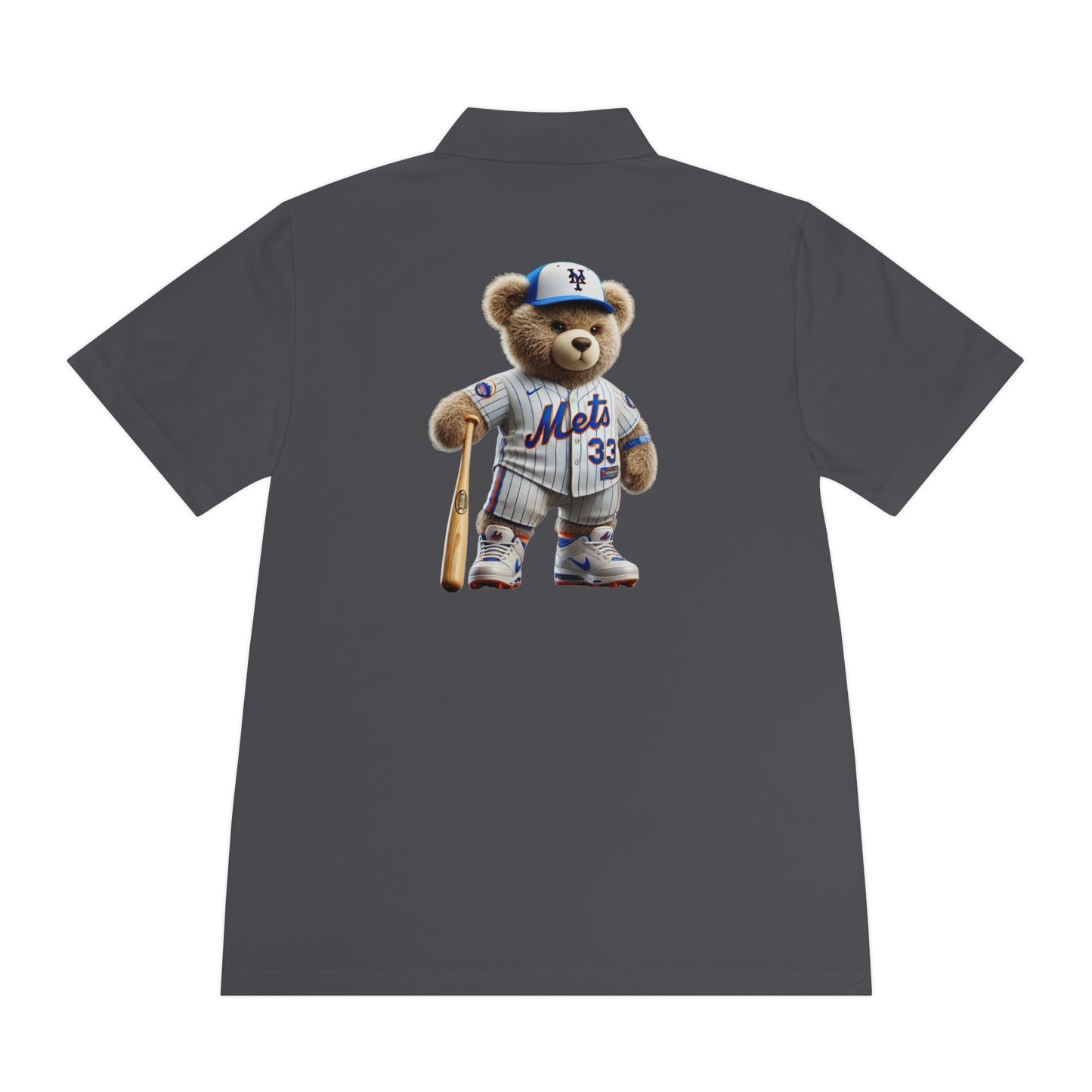 Men's Sport Polo Shirt with Bear Design - Casual Wear, Gift for Sports Lovers, Father's Day, Summer Outfits, Everyday Comfort
