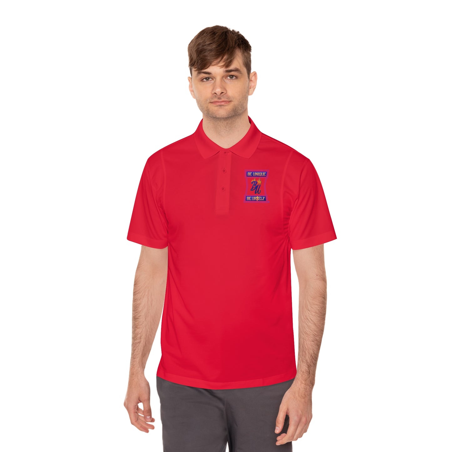 Men's Sport Polo Shirt with Bear Design - Casual Wear, Gift for Sports Lovers, Father's Day, Summer Outfits, Everyday Comfort