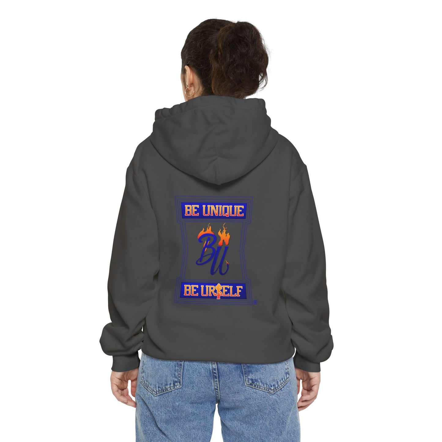 Unisex Garment-Dyed Hoodie: Be Unique, Be Yourself, Cozy Streetwear, Casual Wear, Gift for Creative Souls, Perfect for Everyday Style