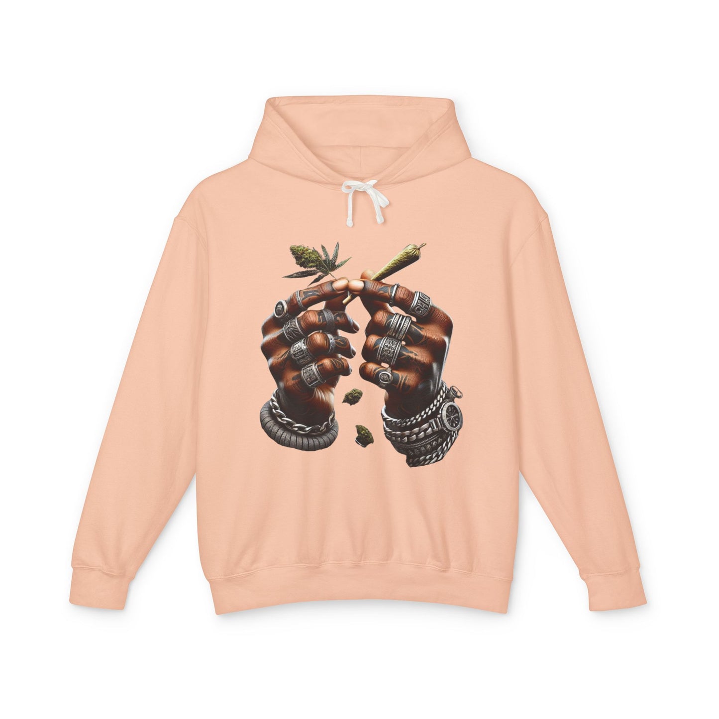 Chill Vibes Hoodie, Unisex Lightweight Sweatshirt, Boho Style, Ideal for Festivals, Everyday Comfort Wear, Unique Gift Idea
