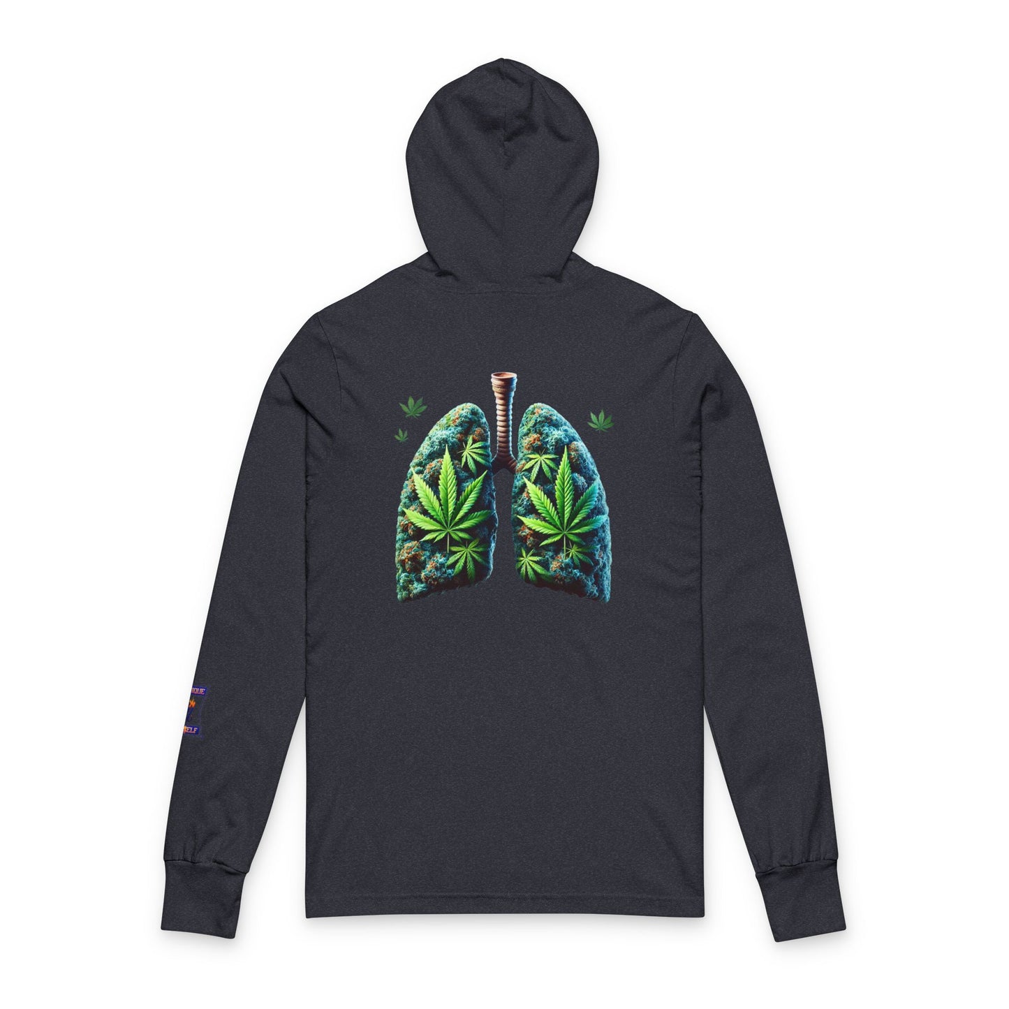 Cannabis-Inspired Unisex Hooded Long Sleeve Tee, Relaxed Style, Perfect for Nature Lovers, Stoner Apparel, Gift for 420 Celebrations, [...]