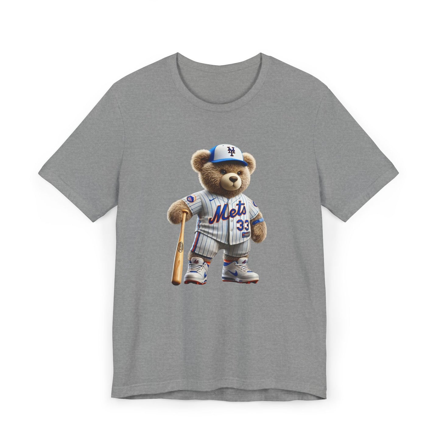 Sporty Bear Graphic Tee - Unisex Jersey T-Shirt, Cute Animal Shirt, Fun Baseball Apparel, Gift for Sports Fans, Casual Wear