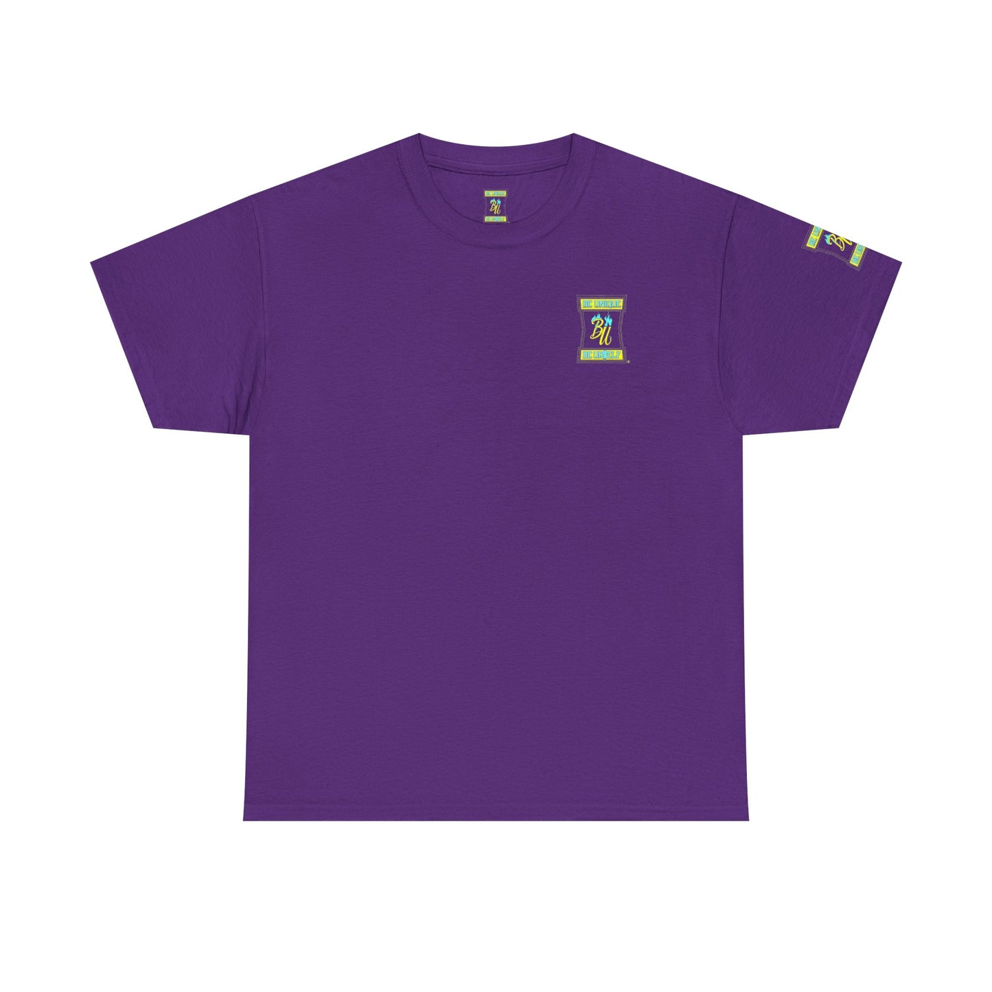 Be Unique Be Yourself Graphic Tee — Inspirational Palm Design