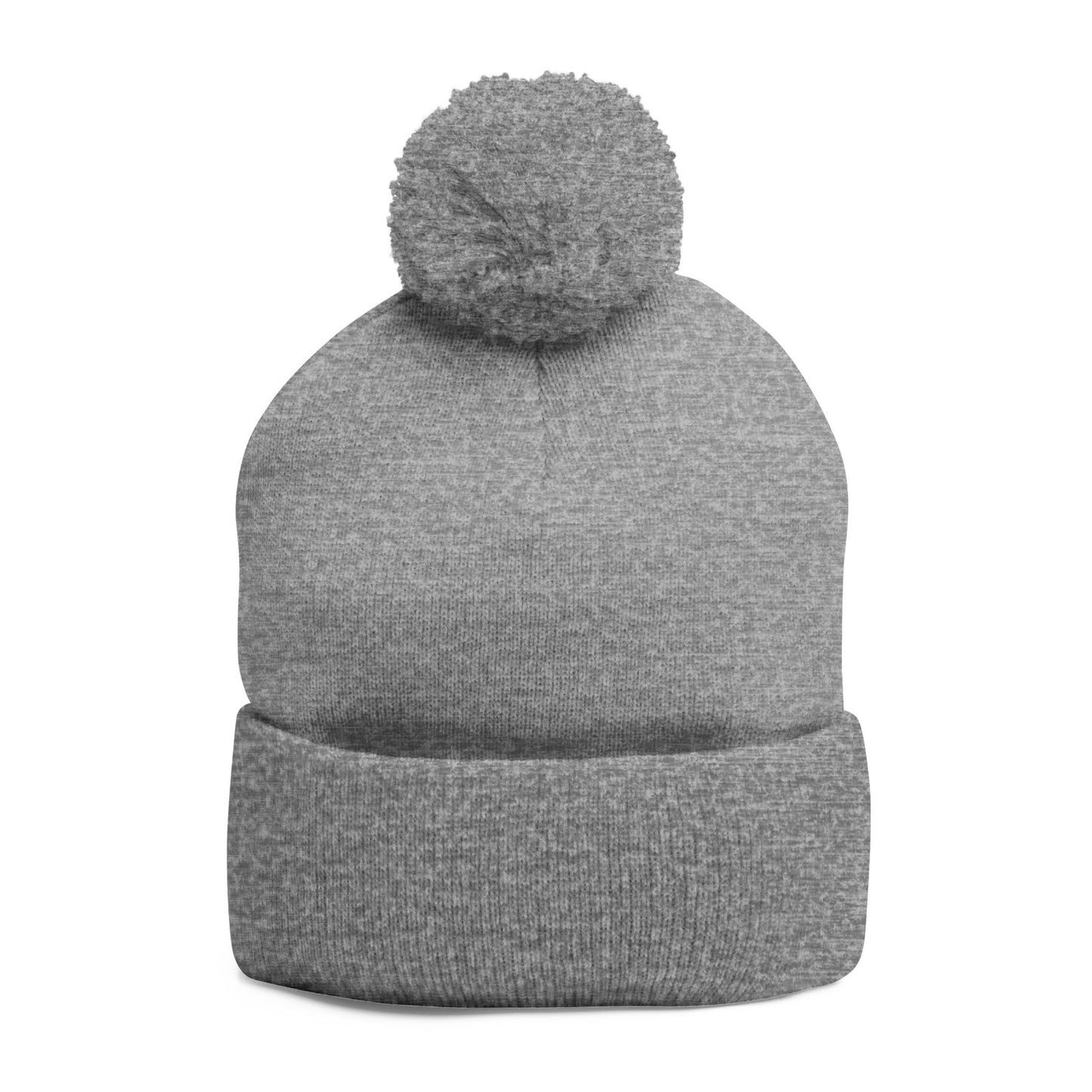 Cozy Pom-Pom Knit Cap with Unique Embroidery, Winter Hat, Beanie for Men & Women, Gift for Him/Her, Perfect for Outdoor Activities