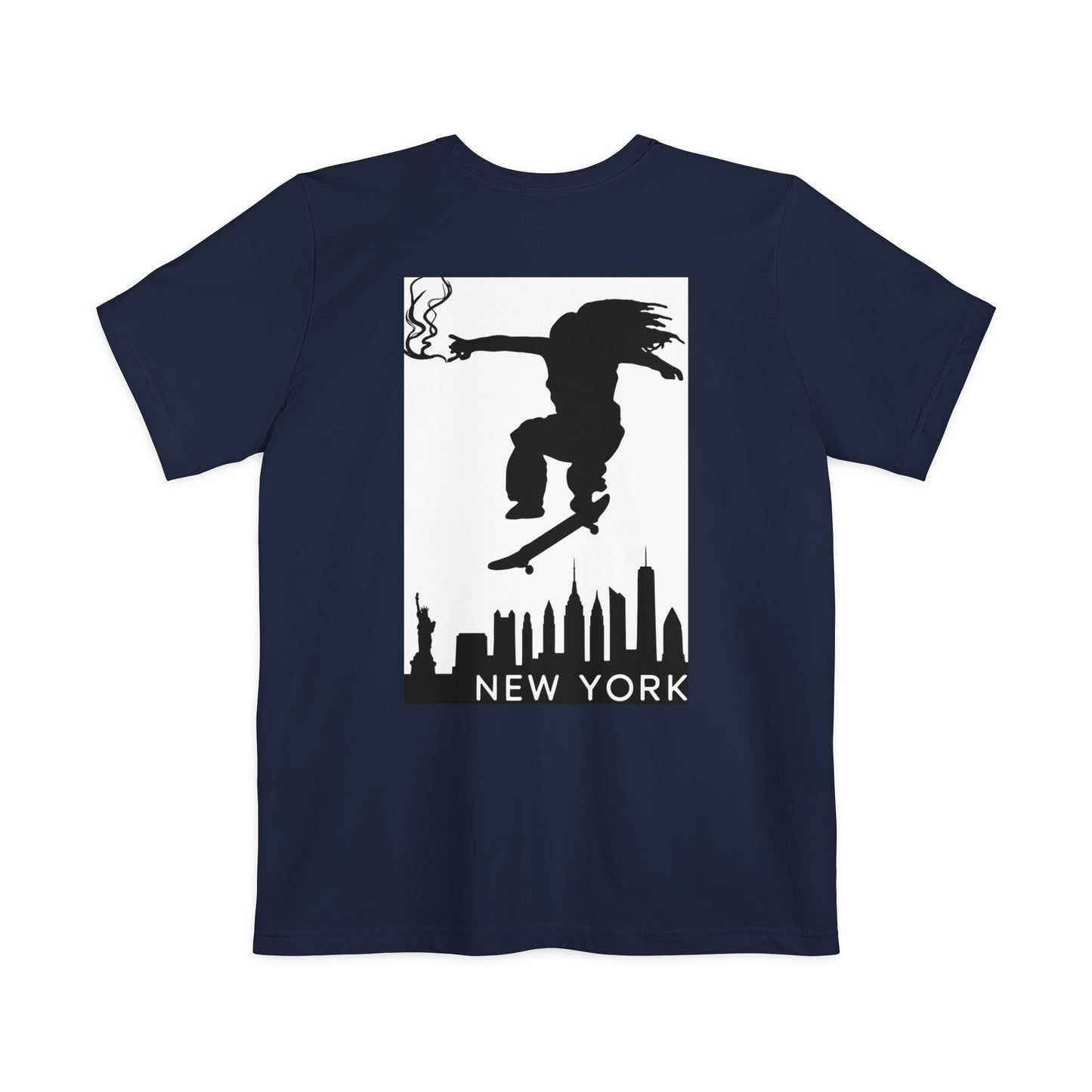 New York Skate Pocket T-Shirt, Unisex Casual Tee, Streetwear Gift, Summer Essential, Urban Style Clothing