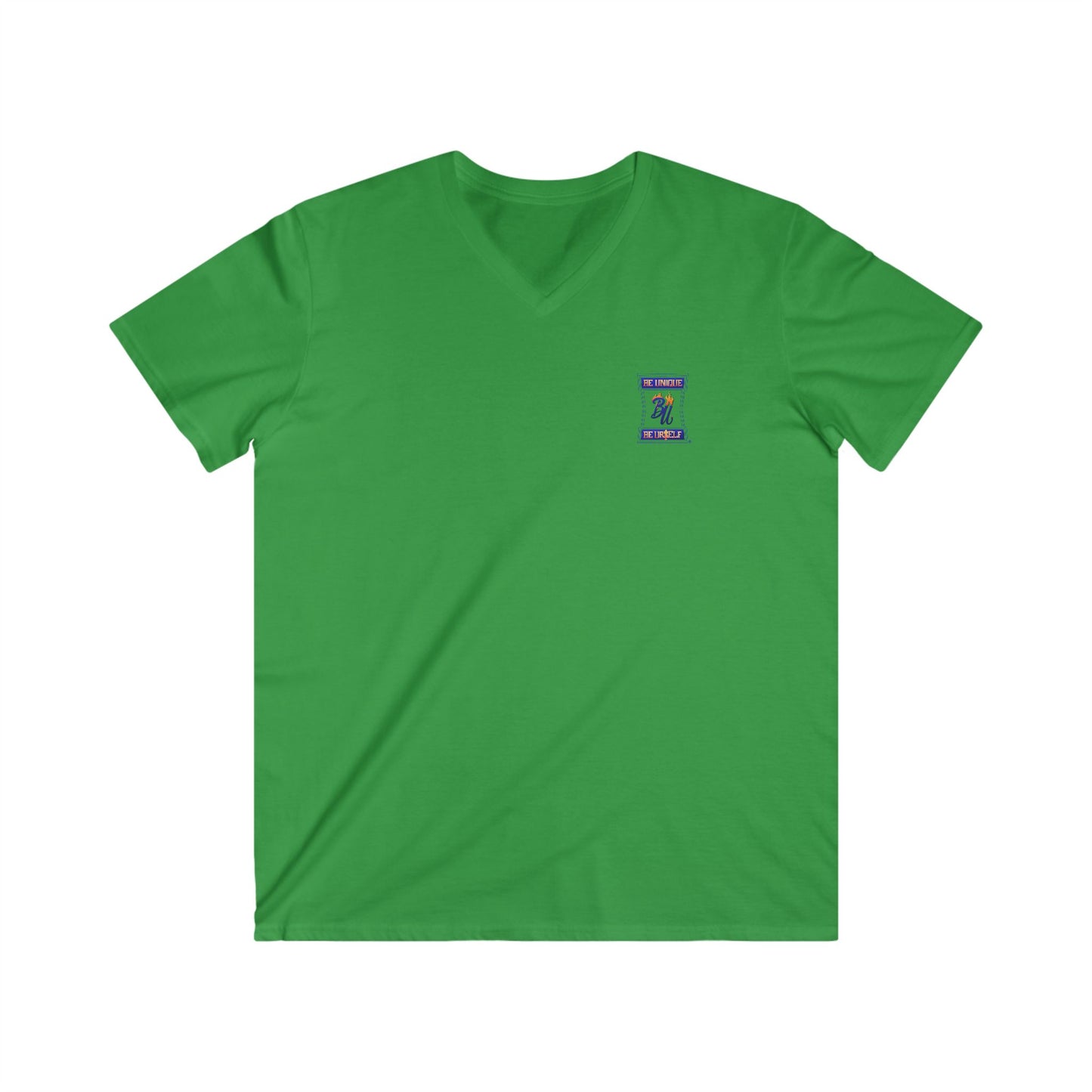 Men's V-Neck Short Sleeve Tee with Sports Bear Design, Casual Wear, Gift for Sports Fans, Summer Fashion, Birthday Gift, Sports Apparel