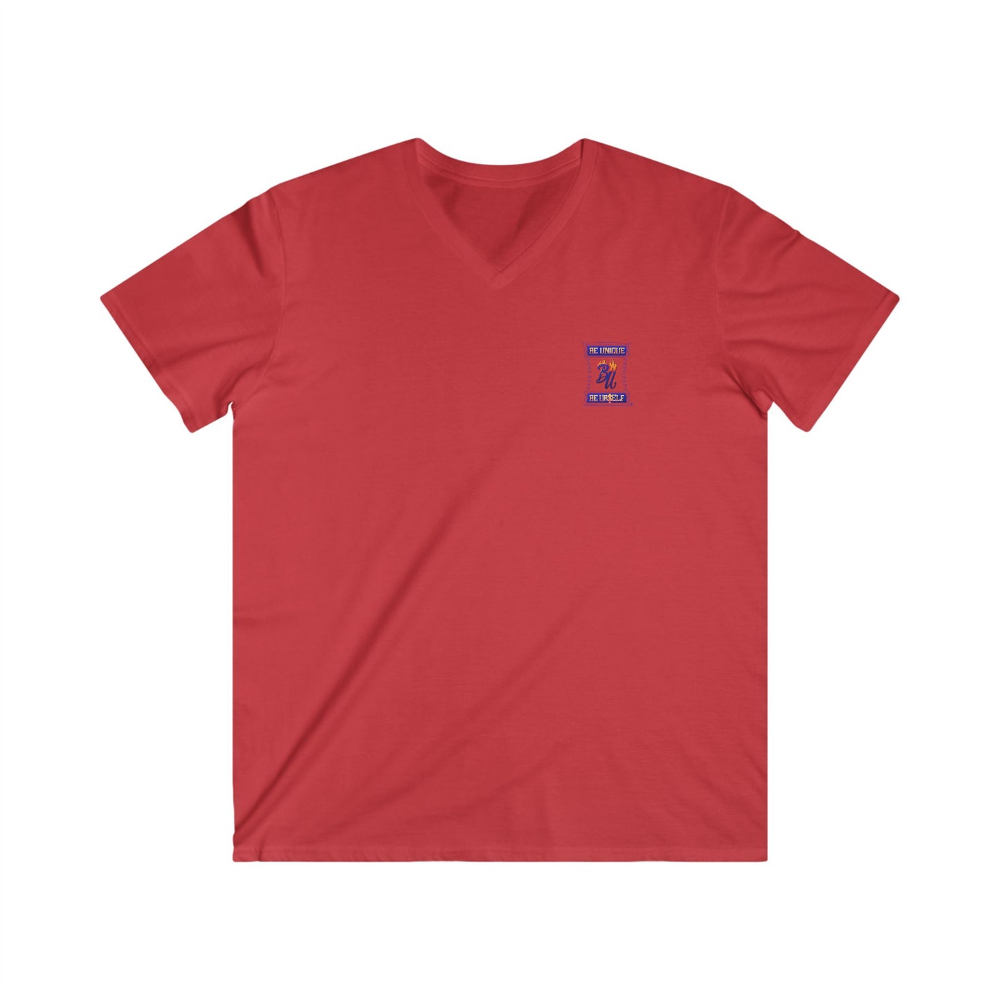 Men's V-Neck Short Sleeve Tee with Sports Bear Design, Casual Wear, Gift for Sports Fans, Summer Fashion, Birthday Gift, Sports Apparel