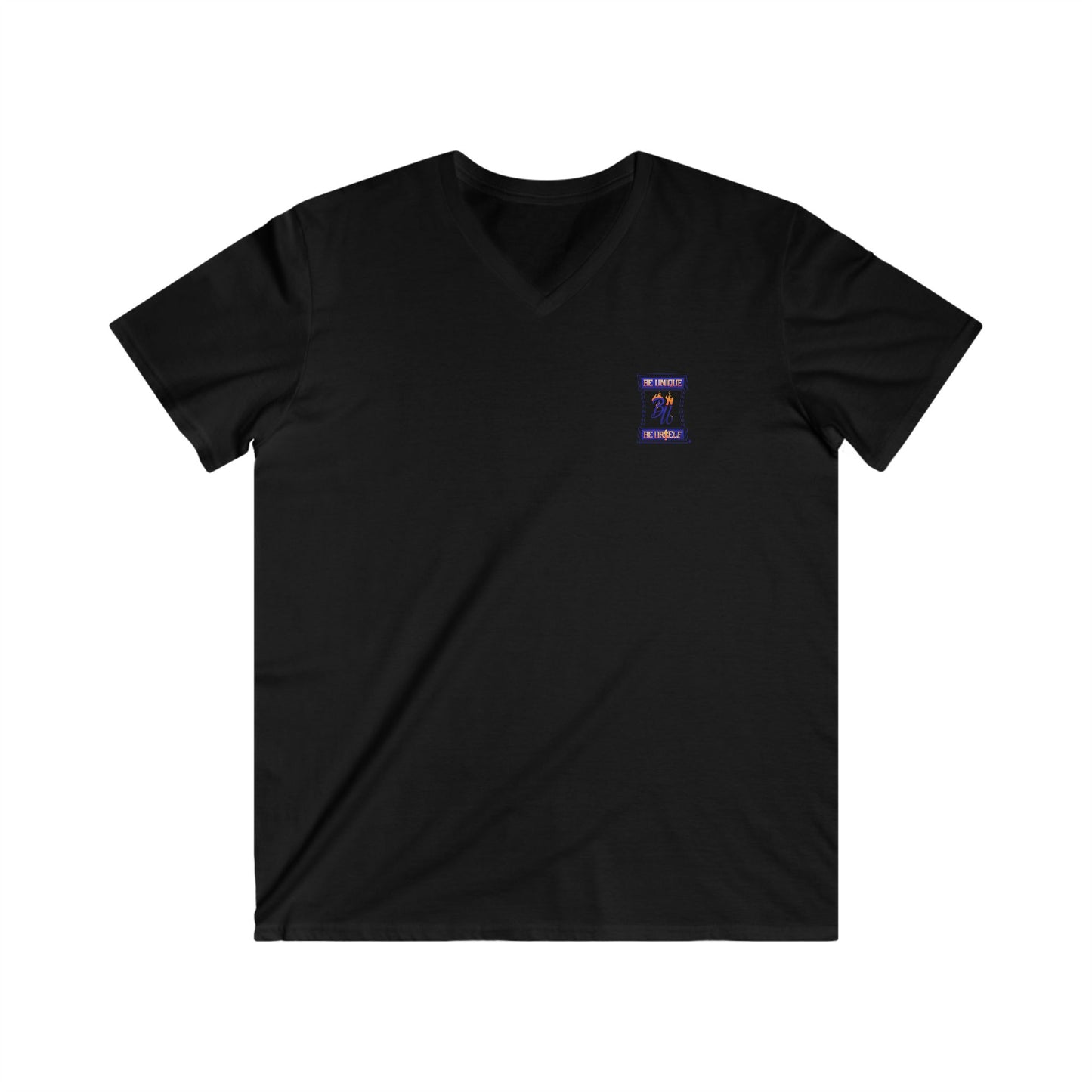 Men's V-Neck Short Sleeve Tee with Sports Bear Design, Casual Wear, Gift for Sports Fans, Summer Fashion, Birthday Gift, Sports Apparel