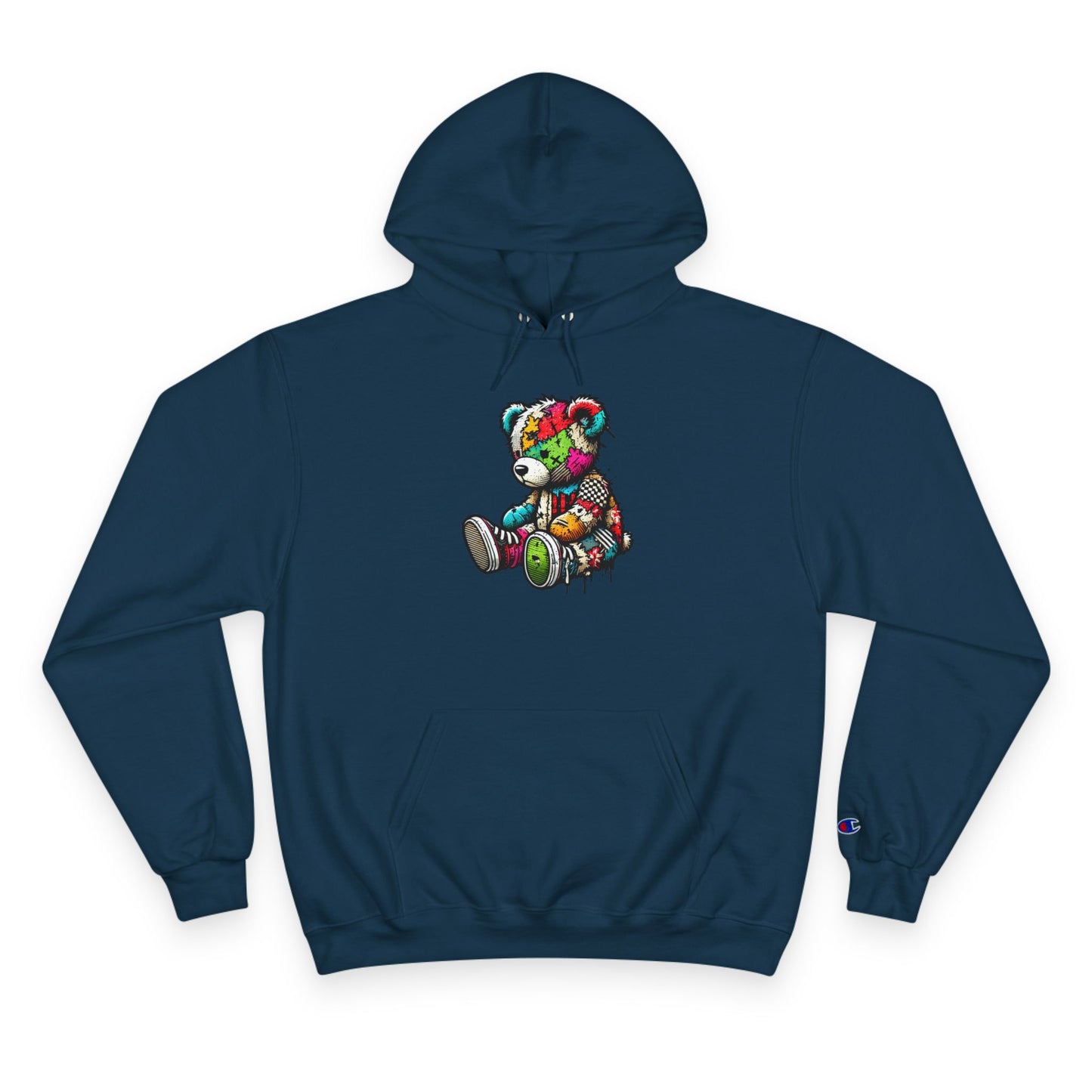 Whimsical Bear Graphic Hoodie - Be Unique, Be Yourself