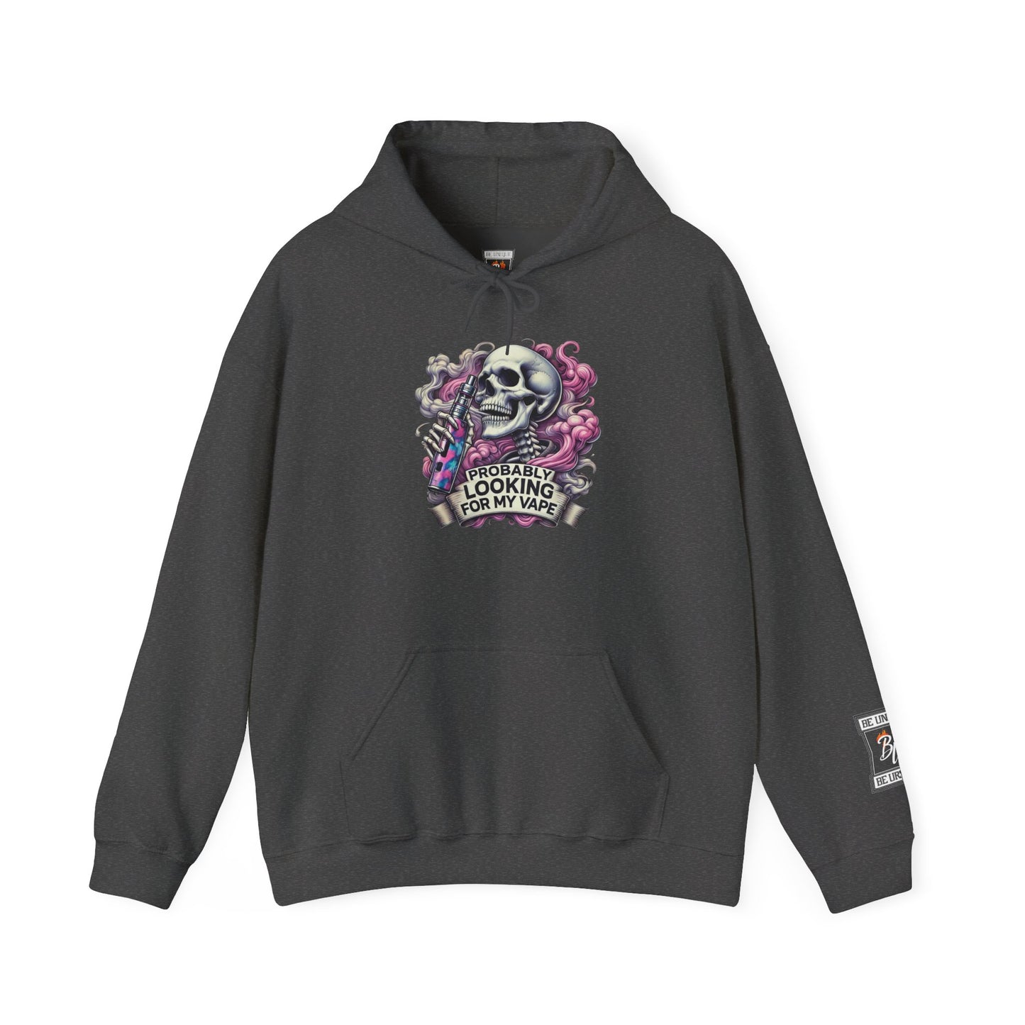 Skull Graphic Hoodie, Unisex Heavy Blend™ Hooded Sweatshirt, Halloween Apparel, Unique Style, Gift for Him/Her, Casual Wear, Streetwear