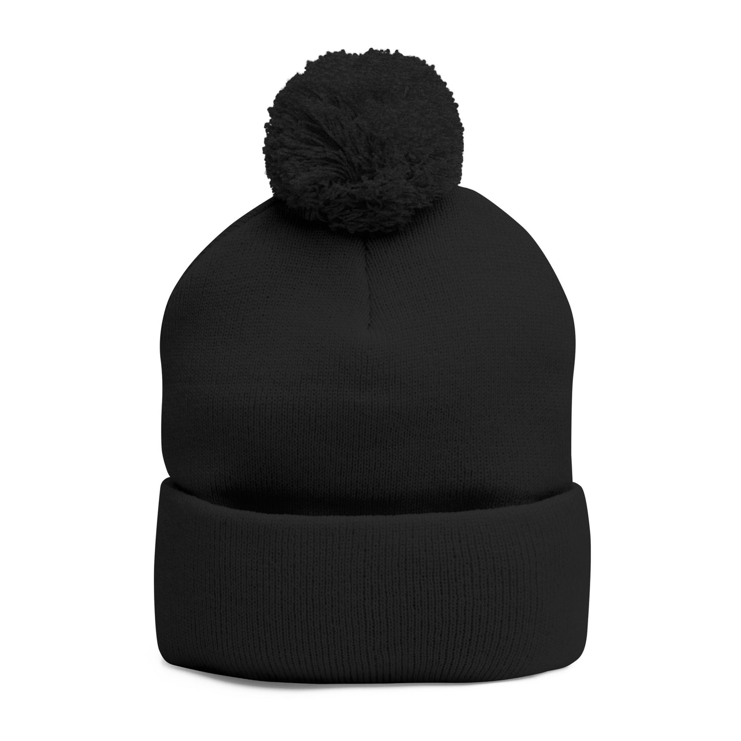 Cozy Pom-Pom Knit Cap with Unique Embroidery, Winter Hat, Beanie for Men & Women, Gift for Him/Her, Perfect for Outdoor Activities