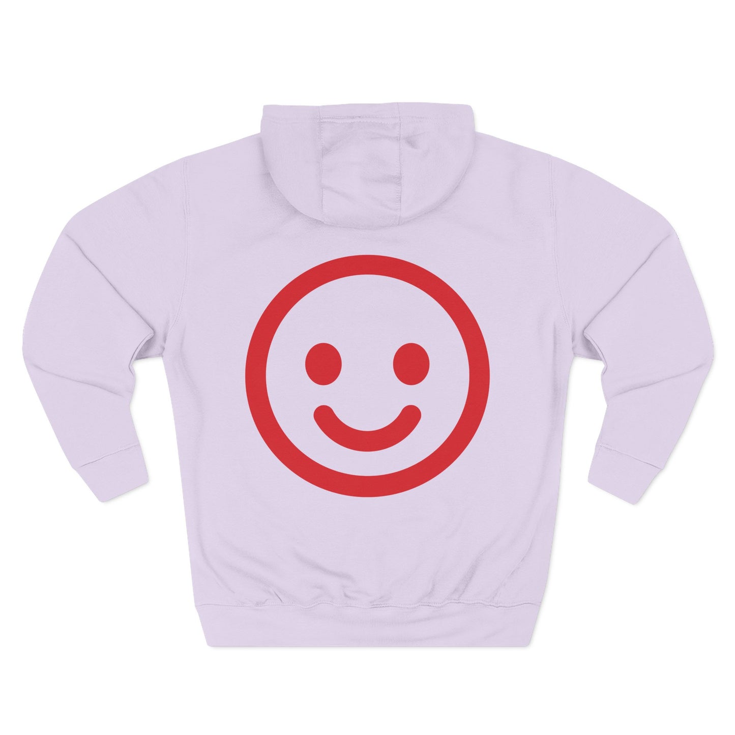 Smiley Face Fleece Hoodie, Cozy Casual Sweatshirt, Unisex Hoodie, Graphic Hoodie, Relaxed Winter Wear