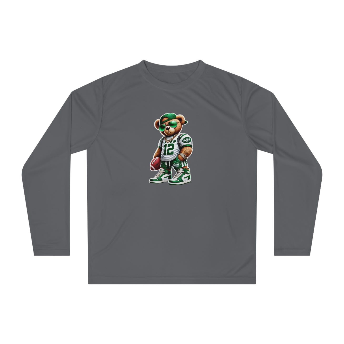 Unisex Performance Long Sleeve Sports Shirt - Perfect for Game Day, Gym, Running, Outdoor Activities, Gift for Sports Fans