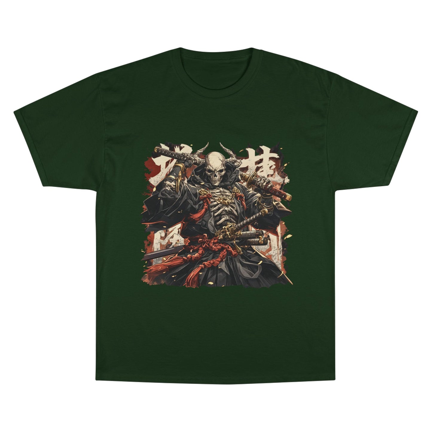 Samurai Warrior Champion T-Shirt, Anime T-Shirt, Gift for Him, Streetwear, Graphic Tee