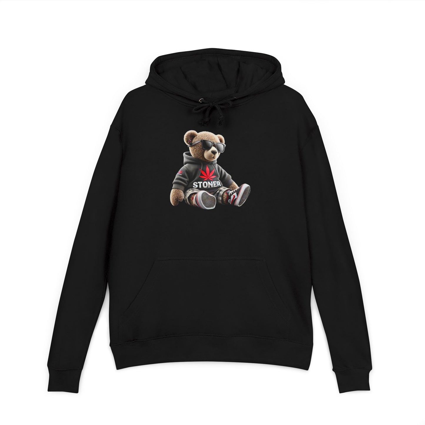 Funny Bear Graphic Hoodie, Cozy Unisex Sweatshirt for Casual Wear, Perfect Gift for Friends, Unique Fashion Statement, Be Unique Be Yourself