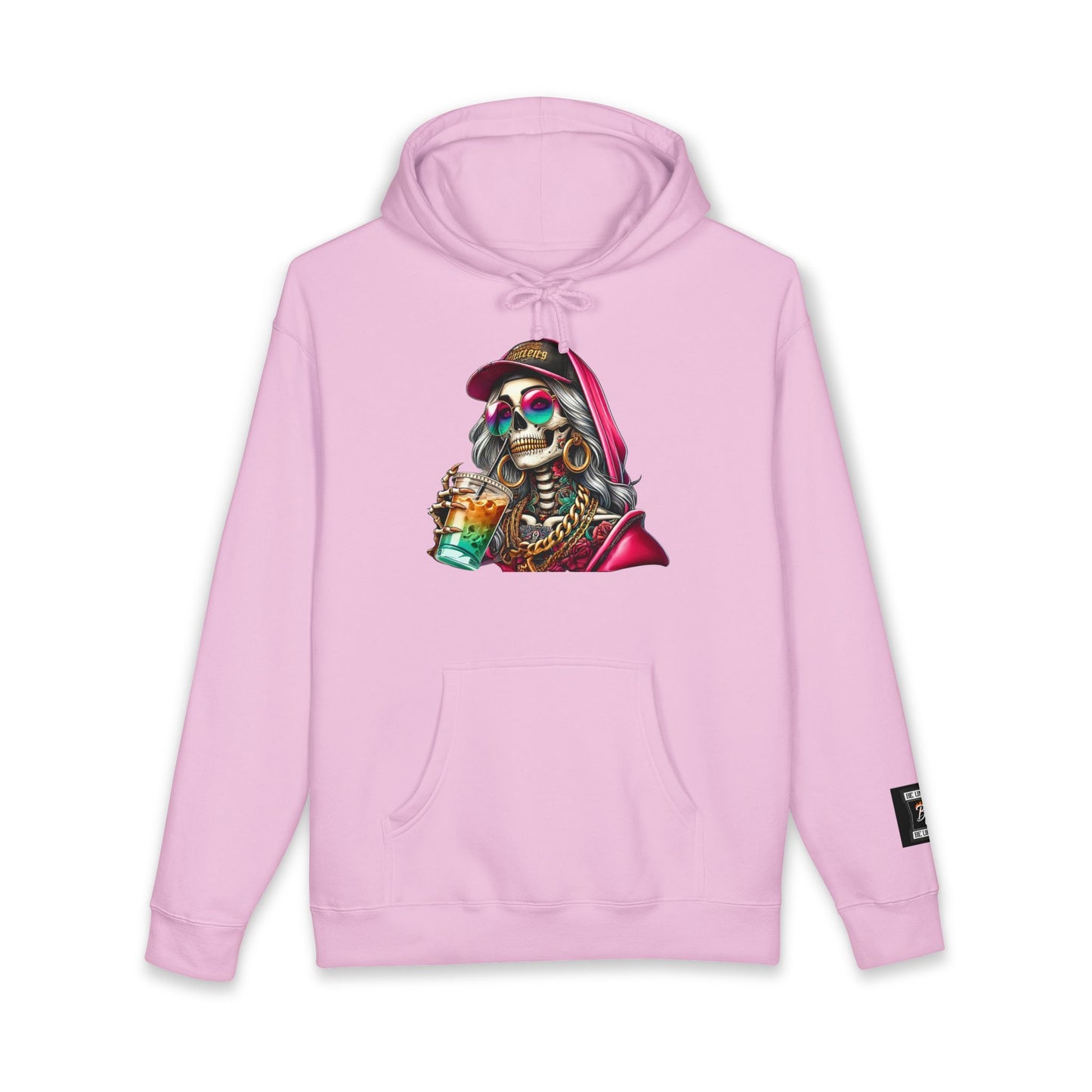 Chic Skull Hoodie - Unisex Heavyweight Sweatshirt, Graphic Hoodie, Trendy Apparel, Unique Gift, Halloween, Everyday Wear