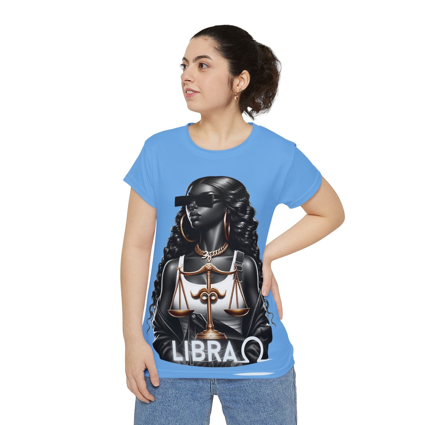 Libra Zodiac Women's Short Sleeve Shirt, Astrology Tee, Gift for Libra, Horoscope Top, Stylish Libra Apparel